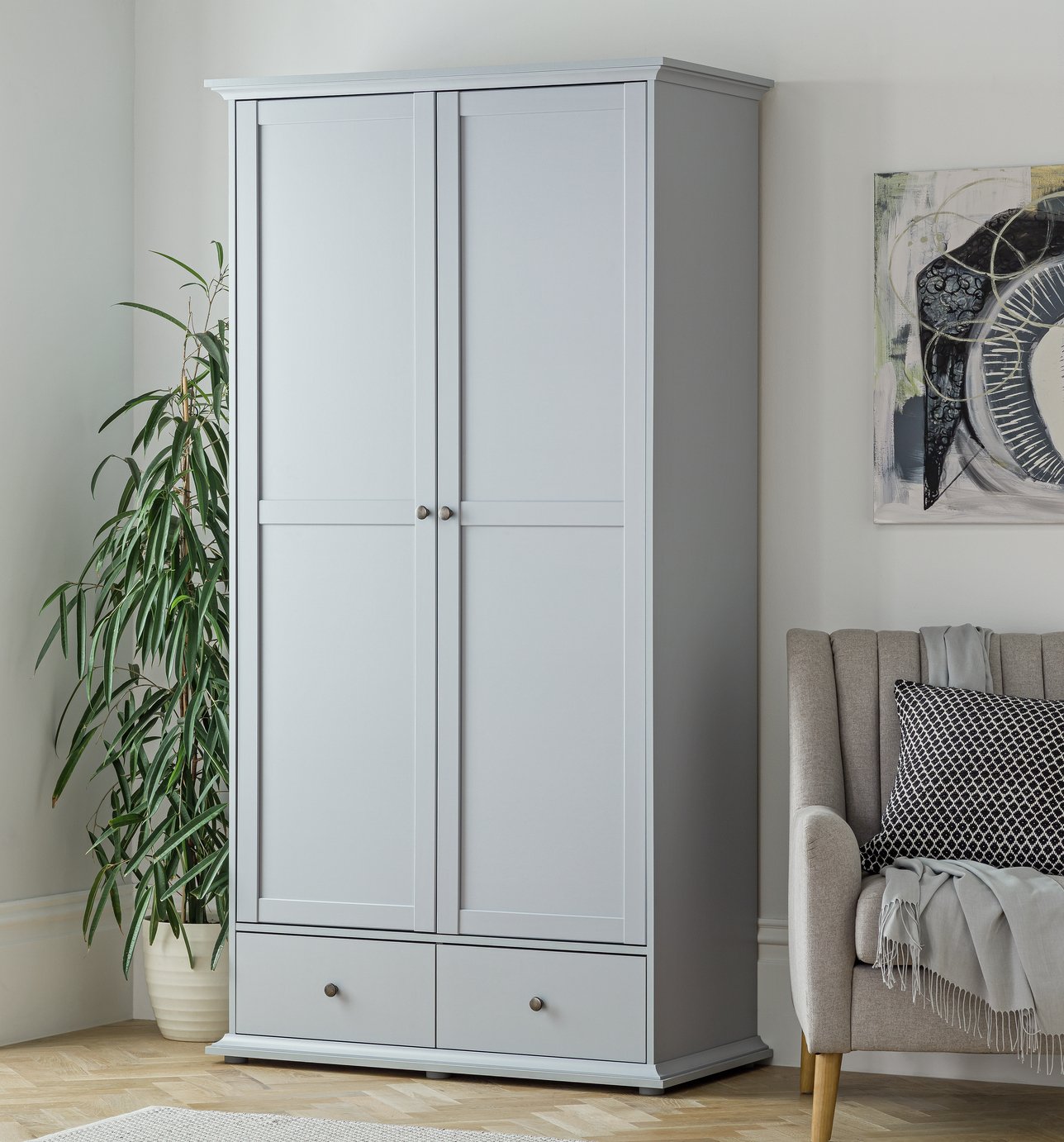 Argos Home Heathland 2 Door 2 Drawer Wardrobe Reviews Updated
