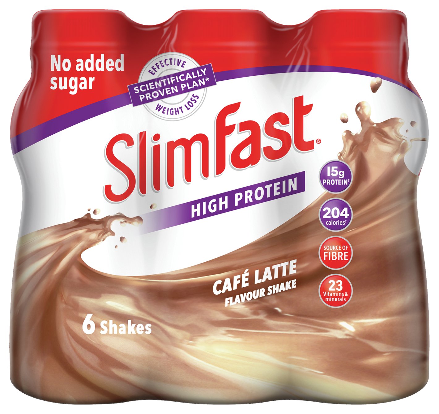 SlimFast Caf√© Latte Ready To Drink Shakes 6x325ml Reviews