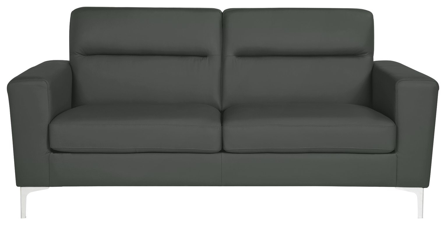 Argos Home Campbell 3 Seater Leather Sofa Reviews