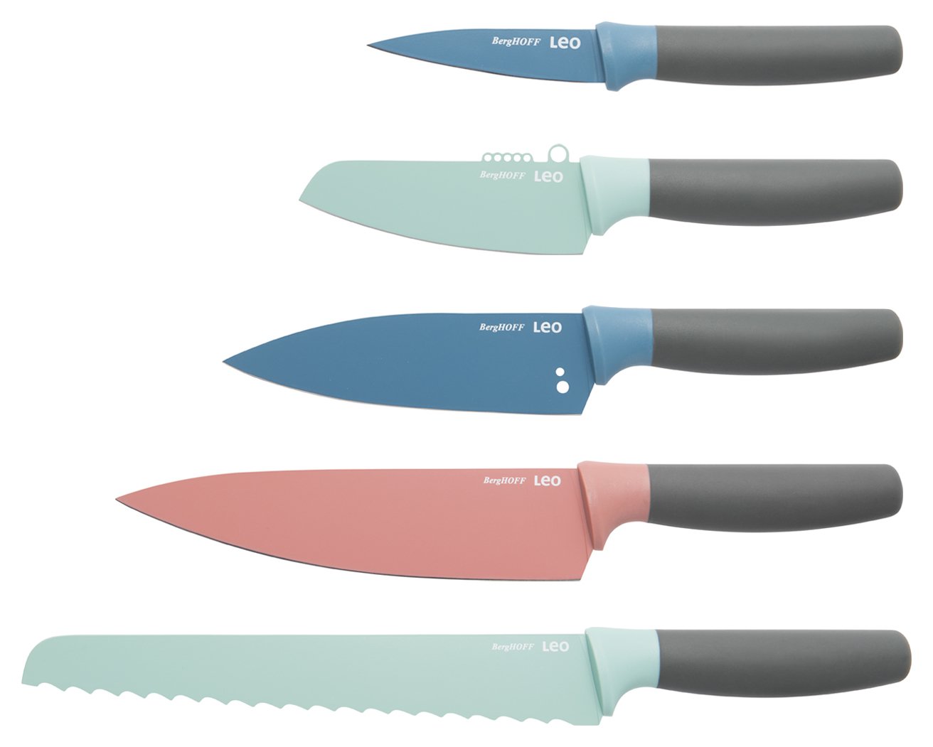 BergHOFF Leo 5 Piece Knife Block Set Reviews Updated October 2023