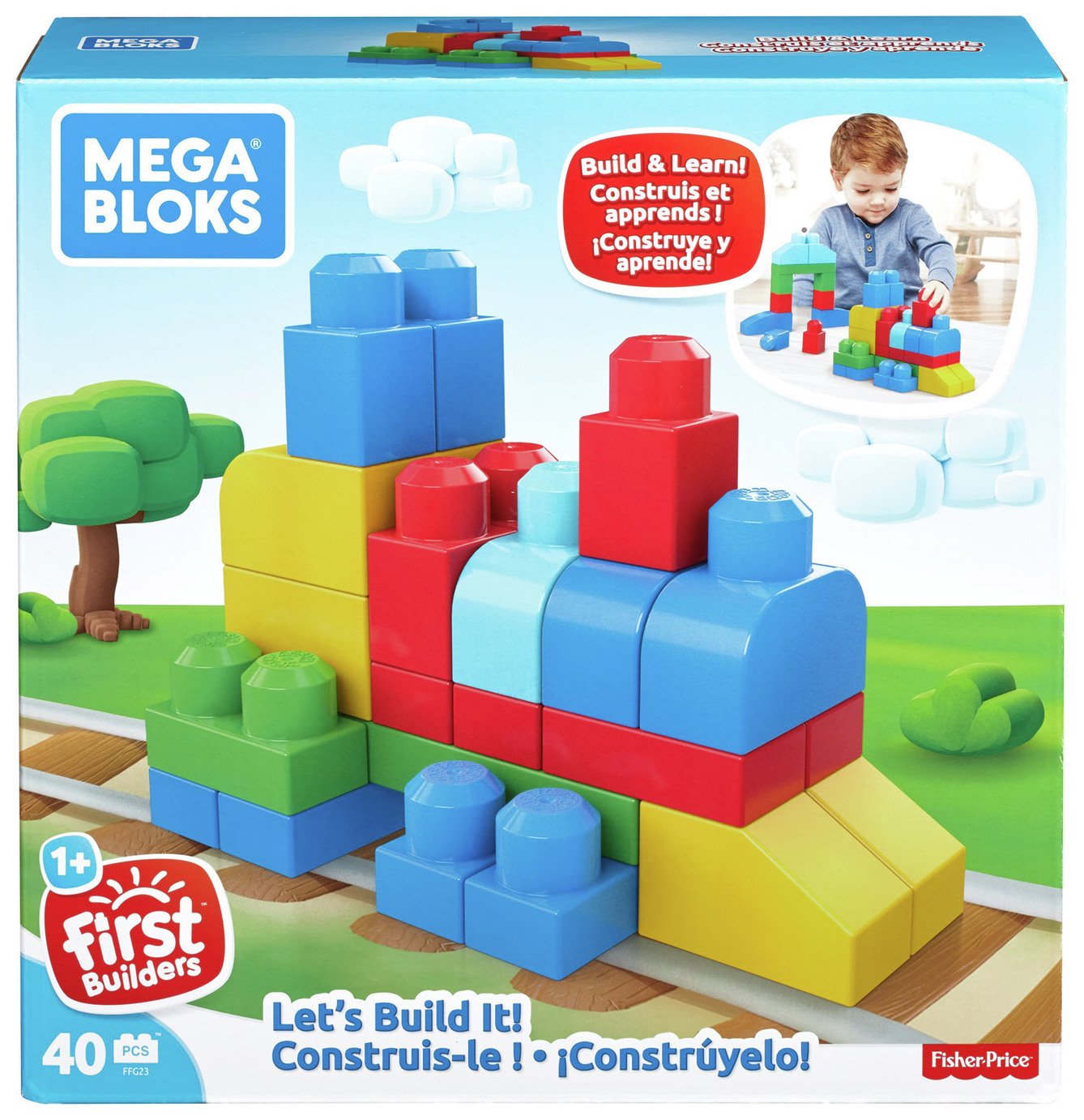 Mega Bloks First Builders Maxi Bloks 40 Piece (9046986) Argos Price