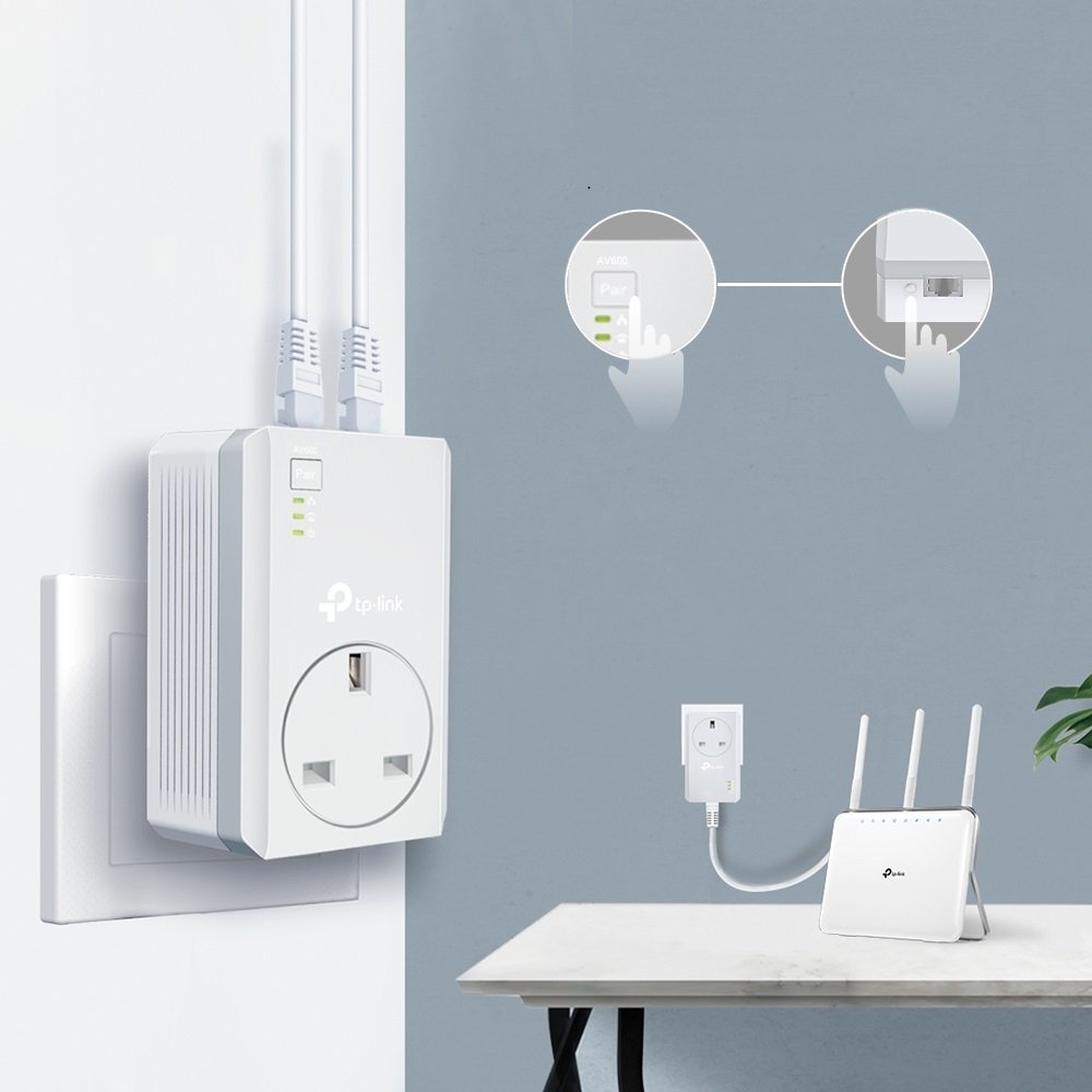TPLink 600MPS Passthrough Powerline Kit Reviews Updated August 2024