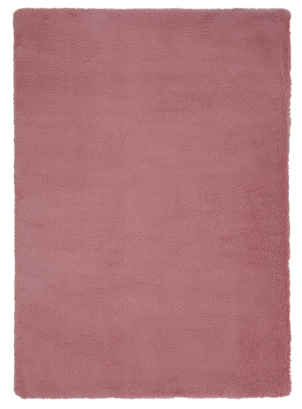 Argos Home Supersoft Faux Fur Rug 80x110cm Blush (9172836) Argos
