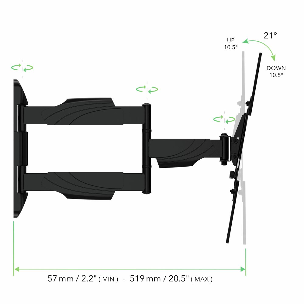 AVF Superior MultiPosition Up To 55 Inch TV Wall Mount Reviews