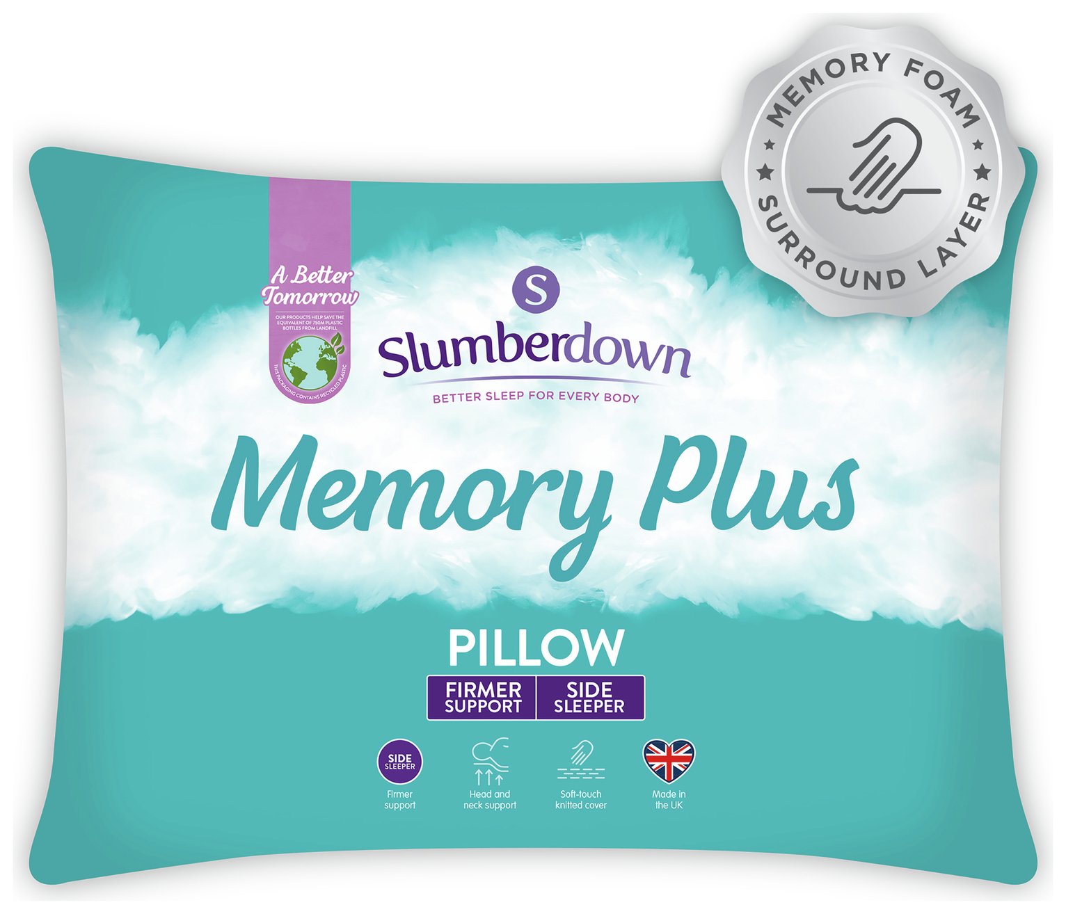Slumberdown Memory Plus Firm Pillow Reviews Updated August 2024