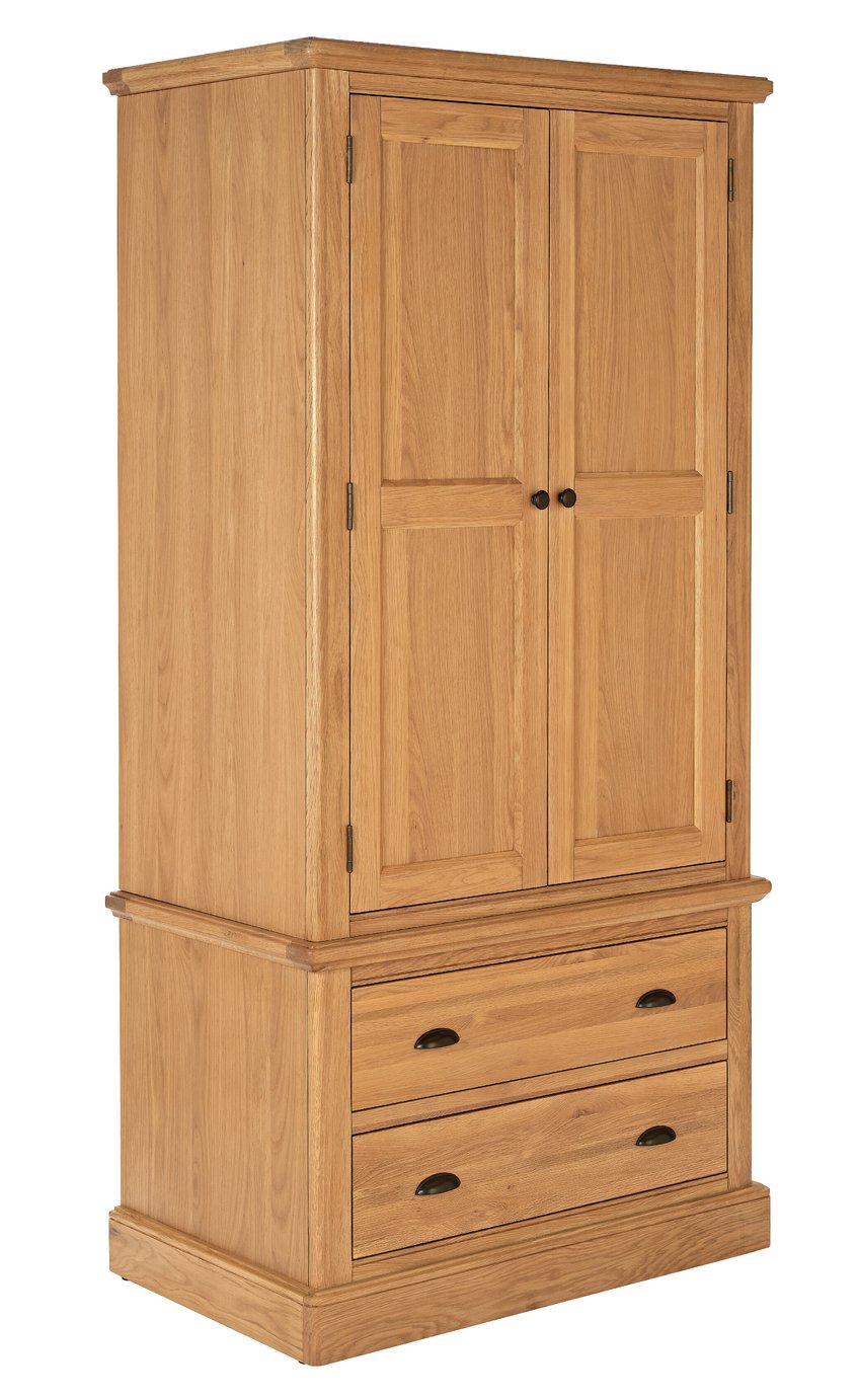 Argos Home Oakham Oak 2 Door 2 Drawer Wardrobe Package Reviews