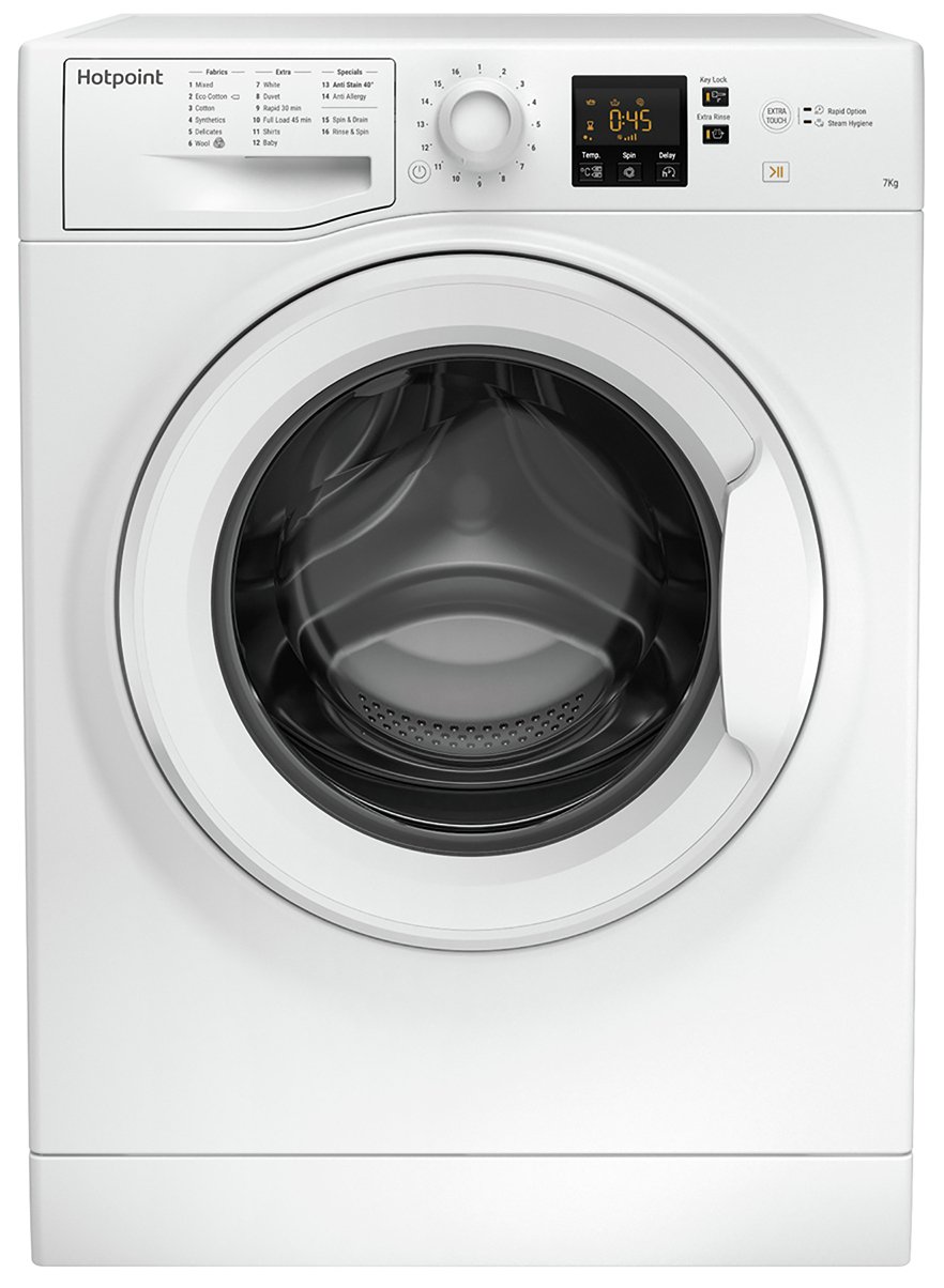 Hotpoint NSWM743UWUK 7KG 1400 Spin Washing Machine Reviews Updated
