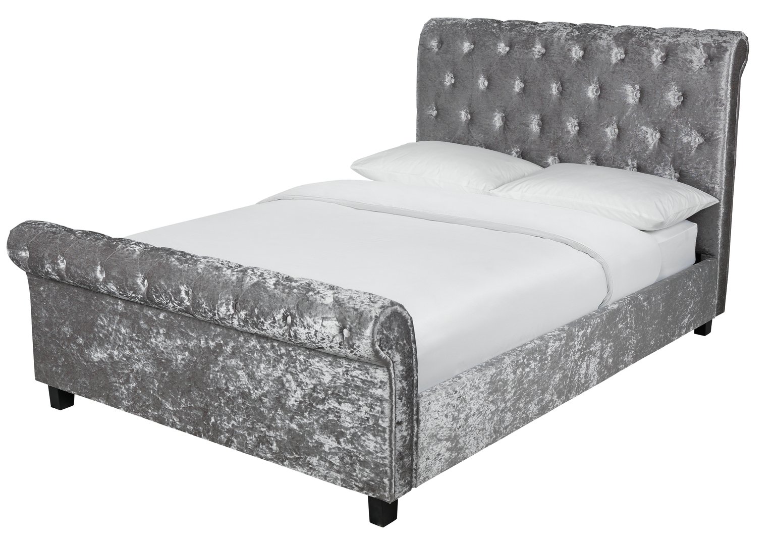 Argos Home Penelope Crushed Velvet Double Bed Frame Reviews Updated