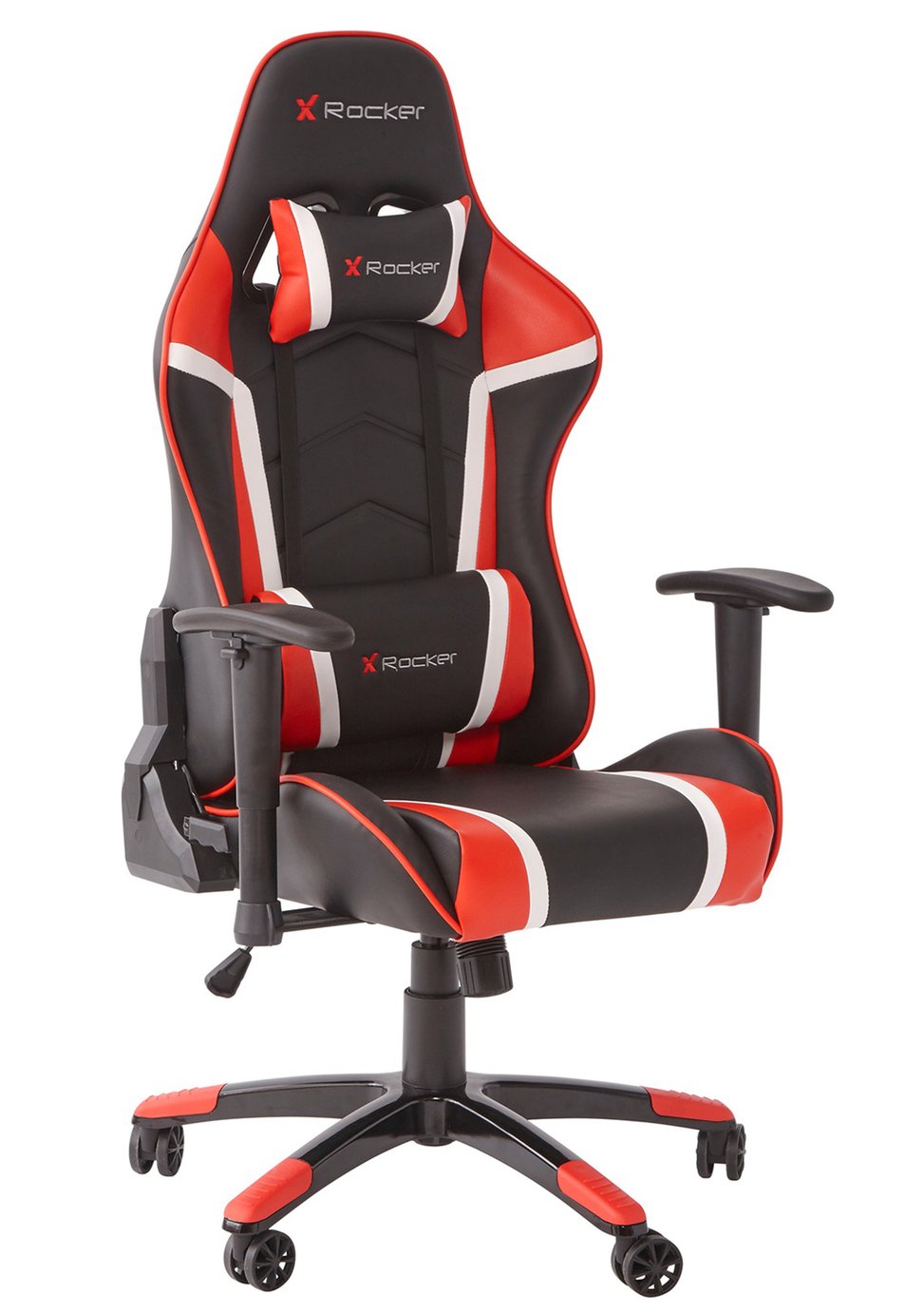 X Rocker Agility Faux Leather Gaming Chair Black & Red (9207983