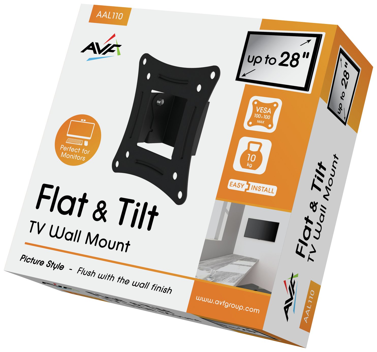 AVF Standard Flat to Wall Up To 25 Inch TV Wall Bracket Reviews