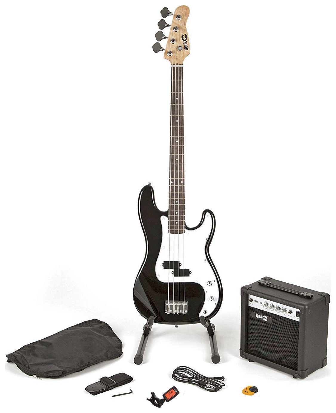 RockJam Electric Bass Guitar Kit With Amp & Tuner Reviews Updated