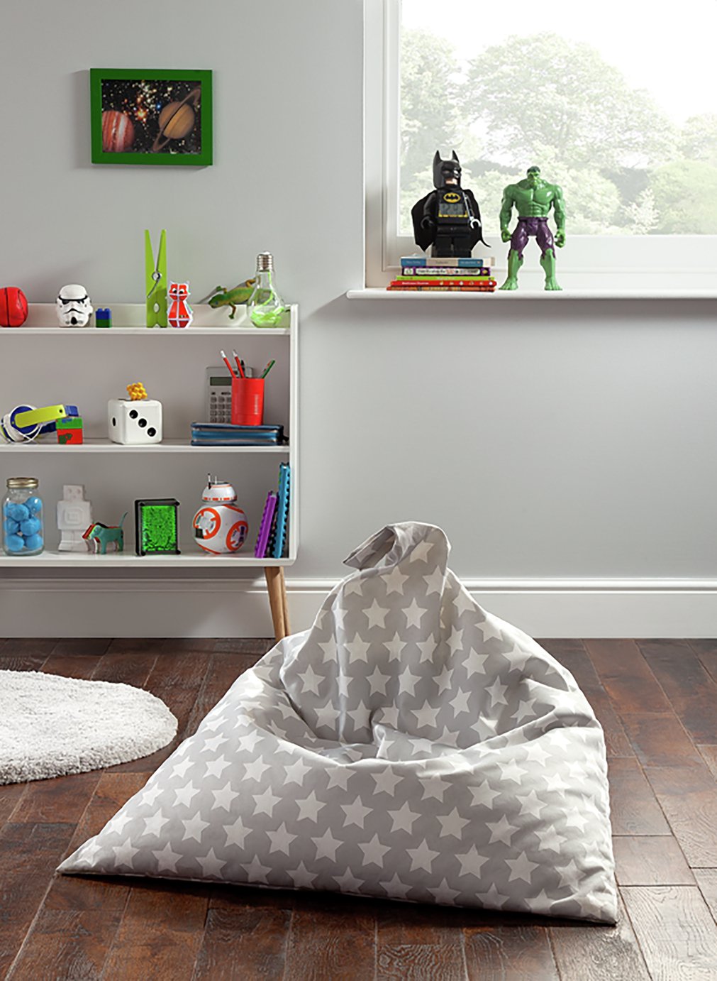 Argos Home Triangle Silver Stars Bean Bag Reviews Updated February 2024