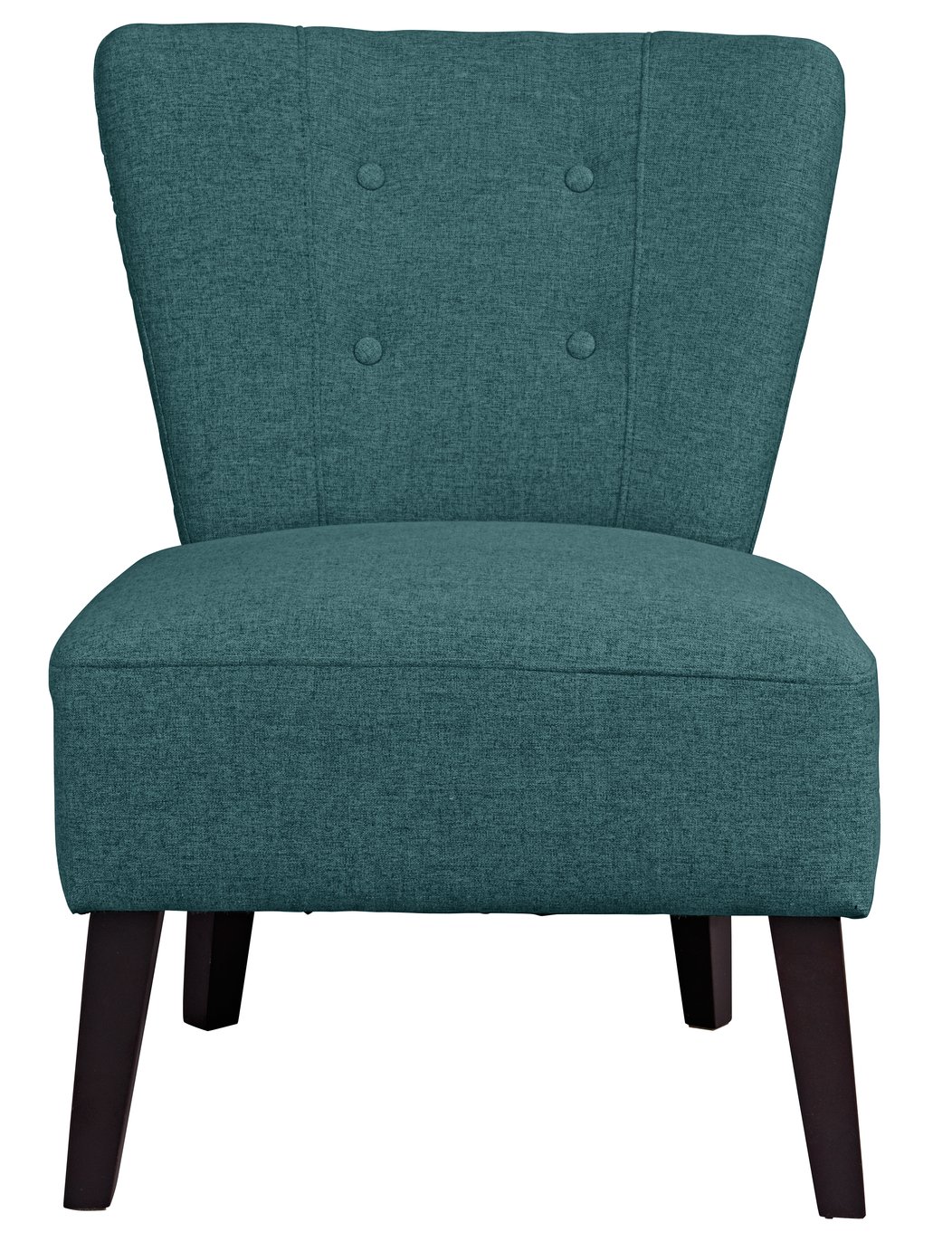 Habitat Delilah Fabric Cocktail Chair Teal (9213135) Argos Price