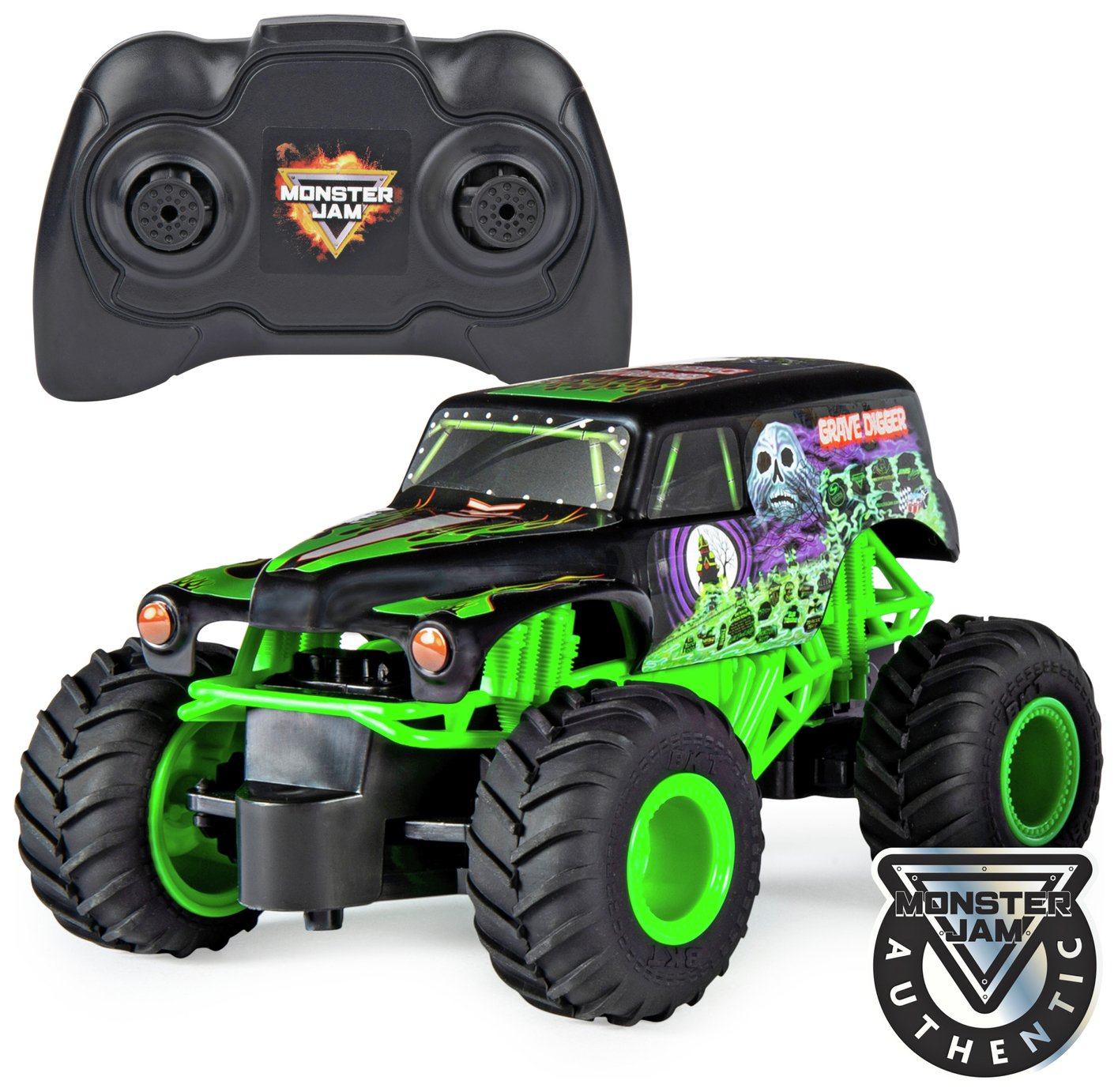 Monster Jam Grave Digger 124 Radio Controlled Truck (9225769) Argos