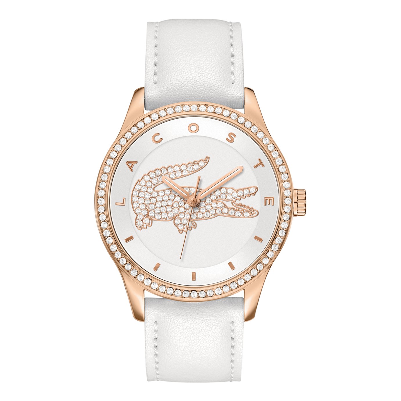Lacoste Ladies White Leather Strap Watch Reviews Updated July 2023