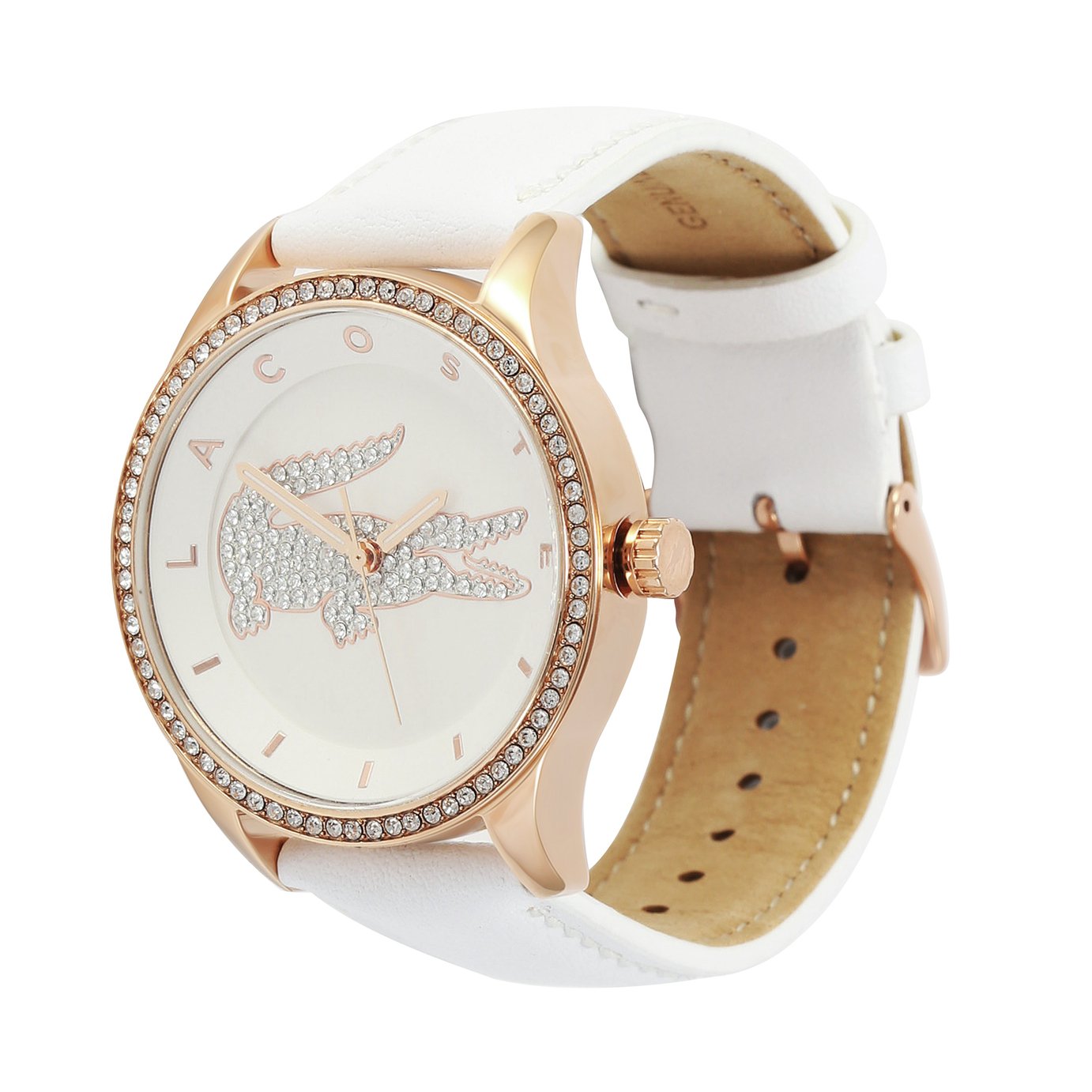 Lacoste Ladies White Leather Strap Watch Reviews Updated July 2023