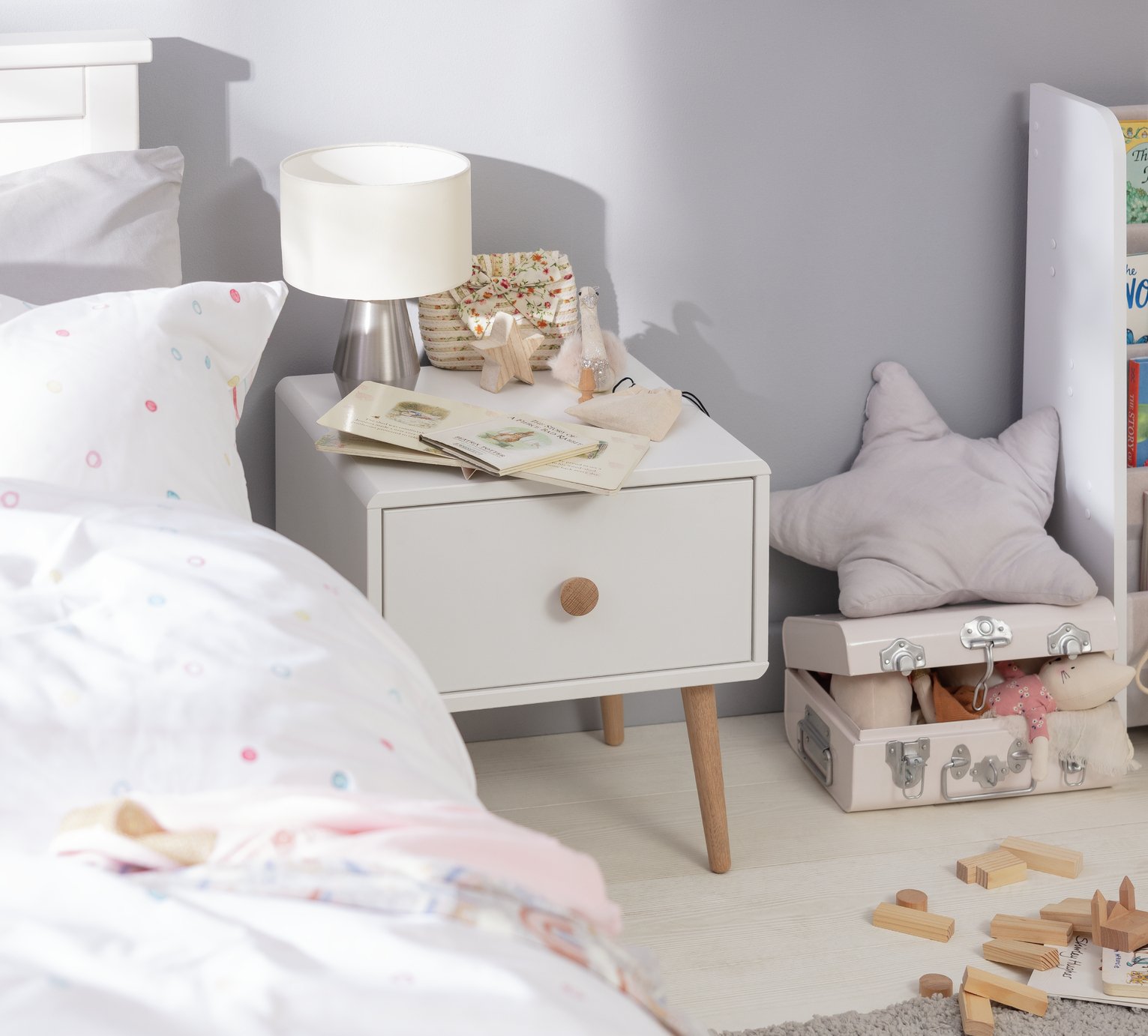 Argos Home Bodie 1 Drawer Bedside Table Reviews Updated August 2024