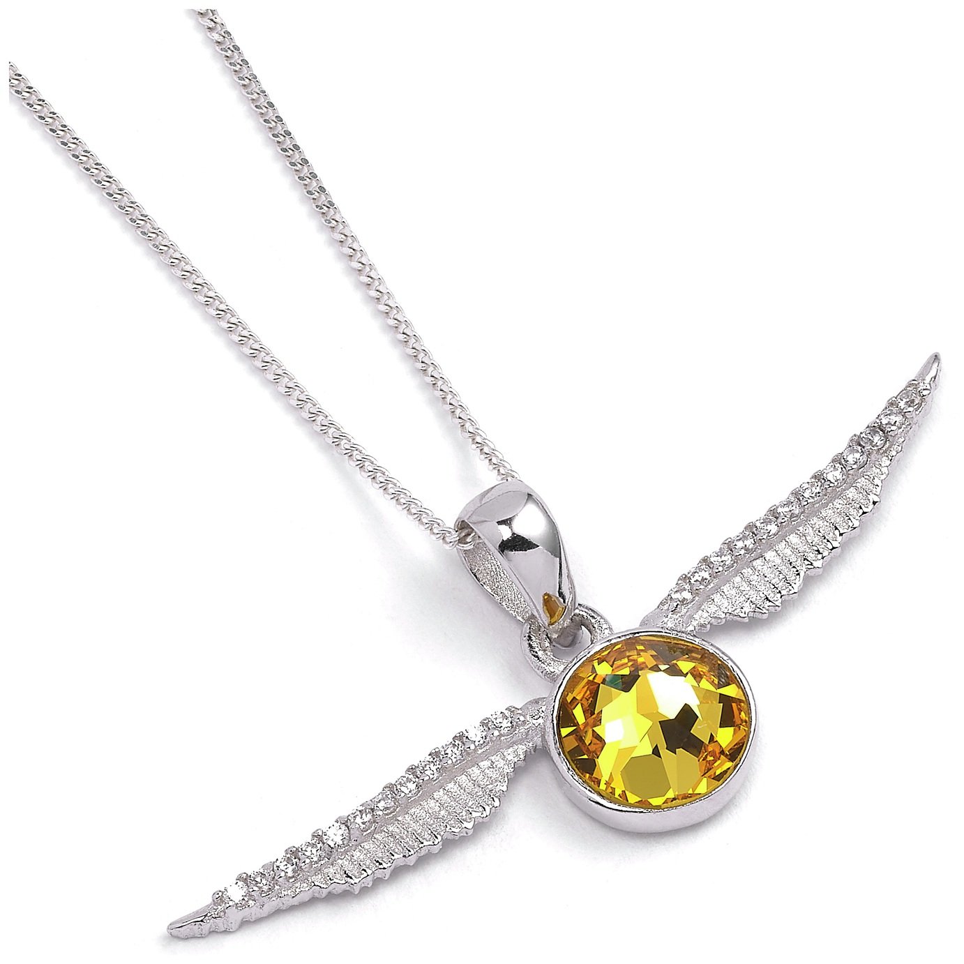 Harry Potter Sterling Silver Snitch Pendant Necklace (9304934) Argos