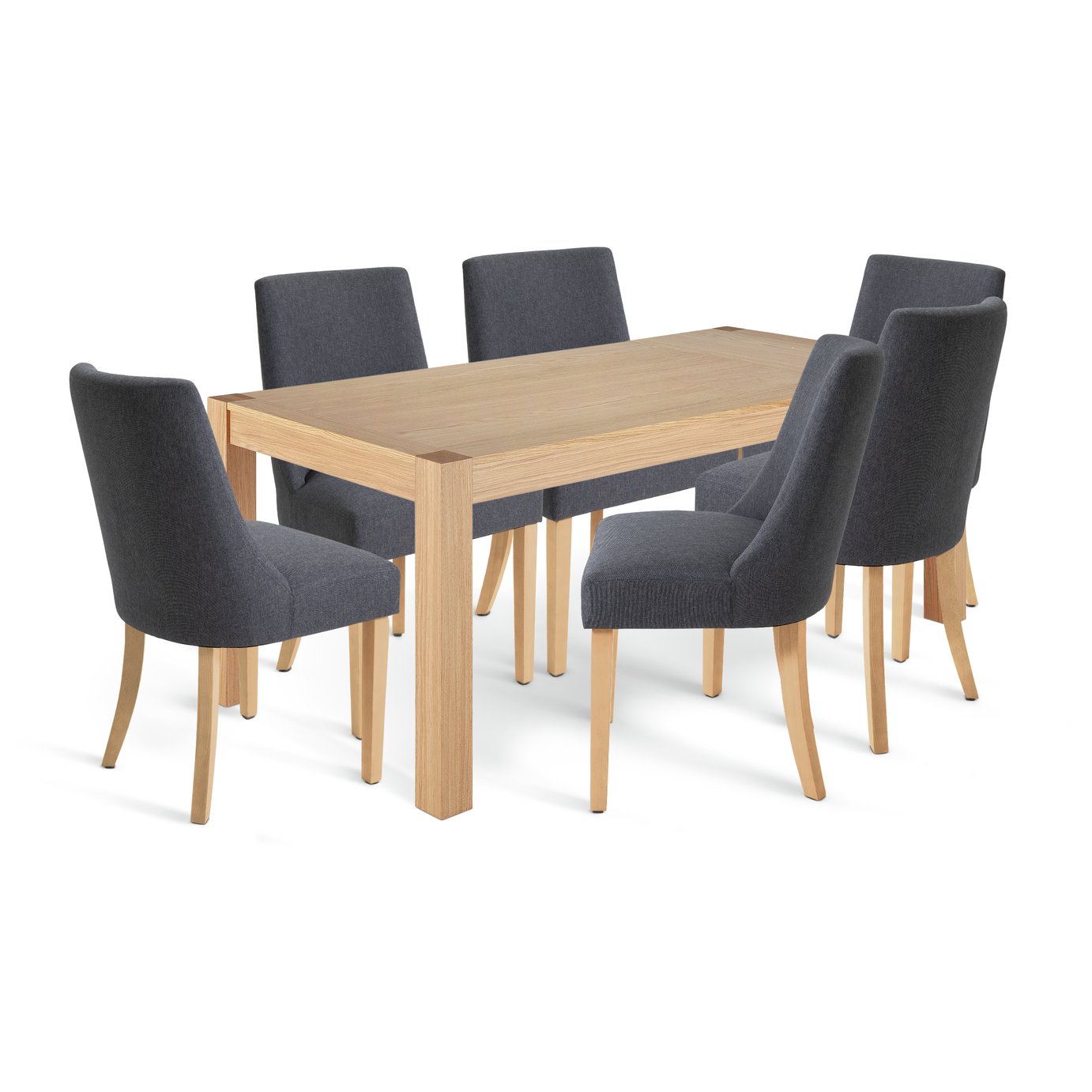 Argos Home Alston Oak Veneer 6 Seater Dining Table Reviews Updated