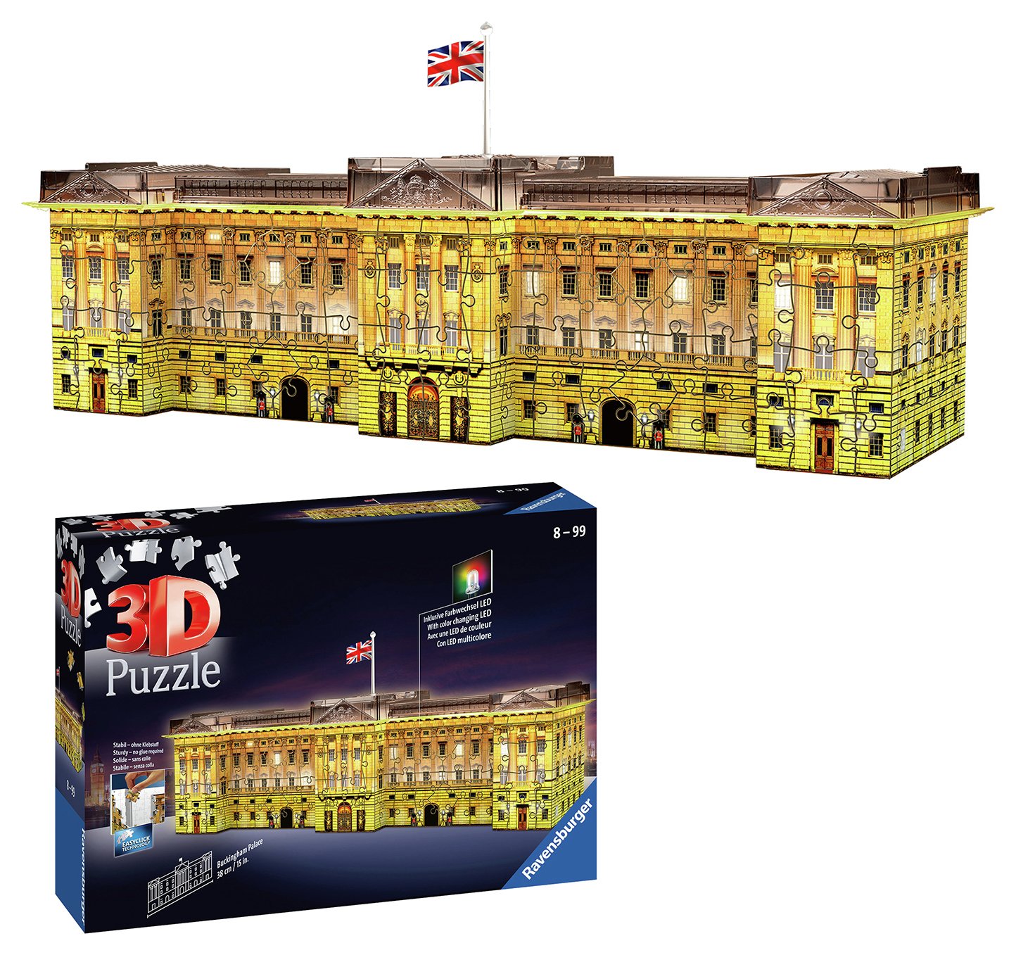 Buckingham Palace Light Up 3D Jigsaw Puzzle Reviews Updated July 2024