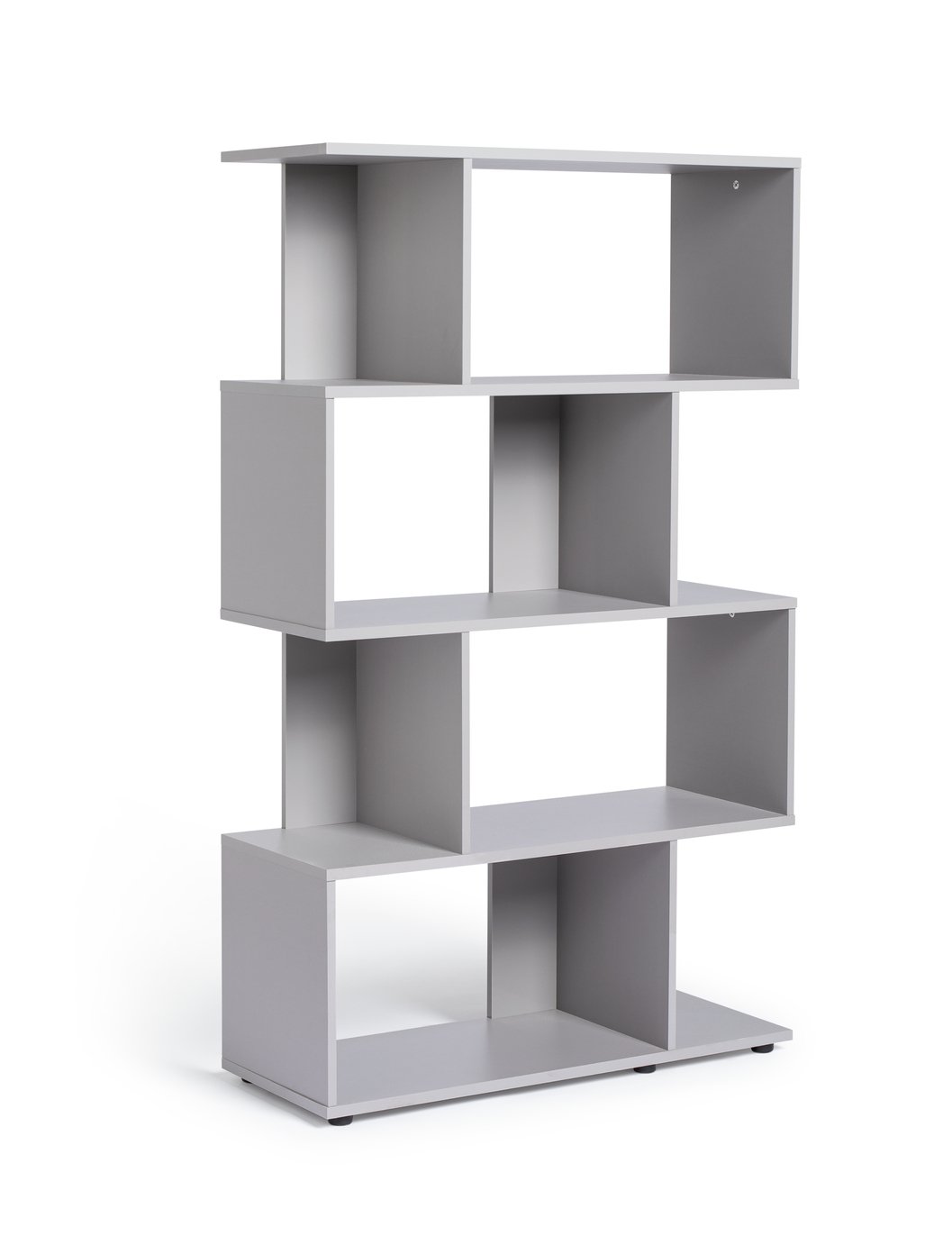Habitat Hayward 5 Shelf Bookcase Grey Gloss (9336287) Argos Price