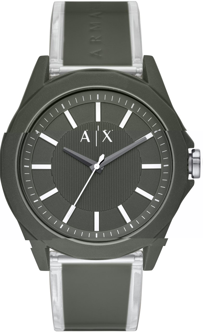 Armani Exchange Men's Military Green Strap Watch Reviews Updated