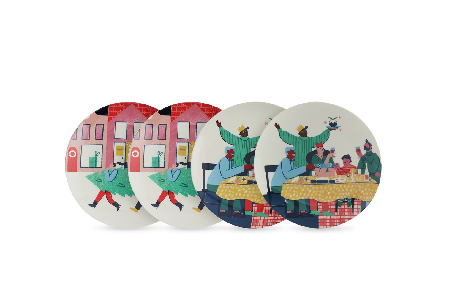 Habitat Christmas Joy Set of 4 Side Plate review 8.8 / 10