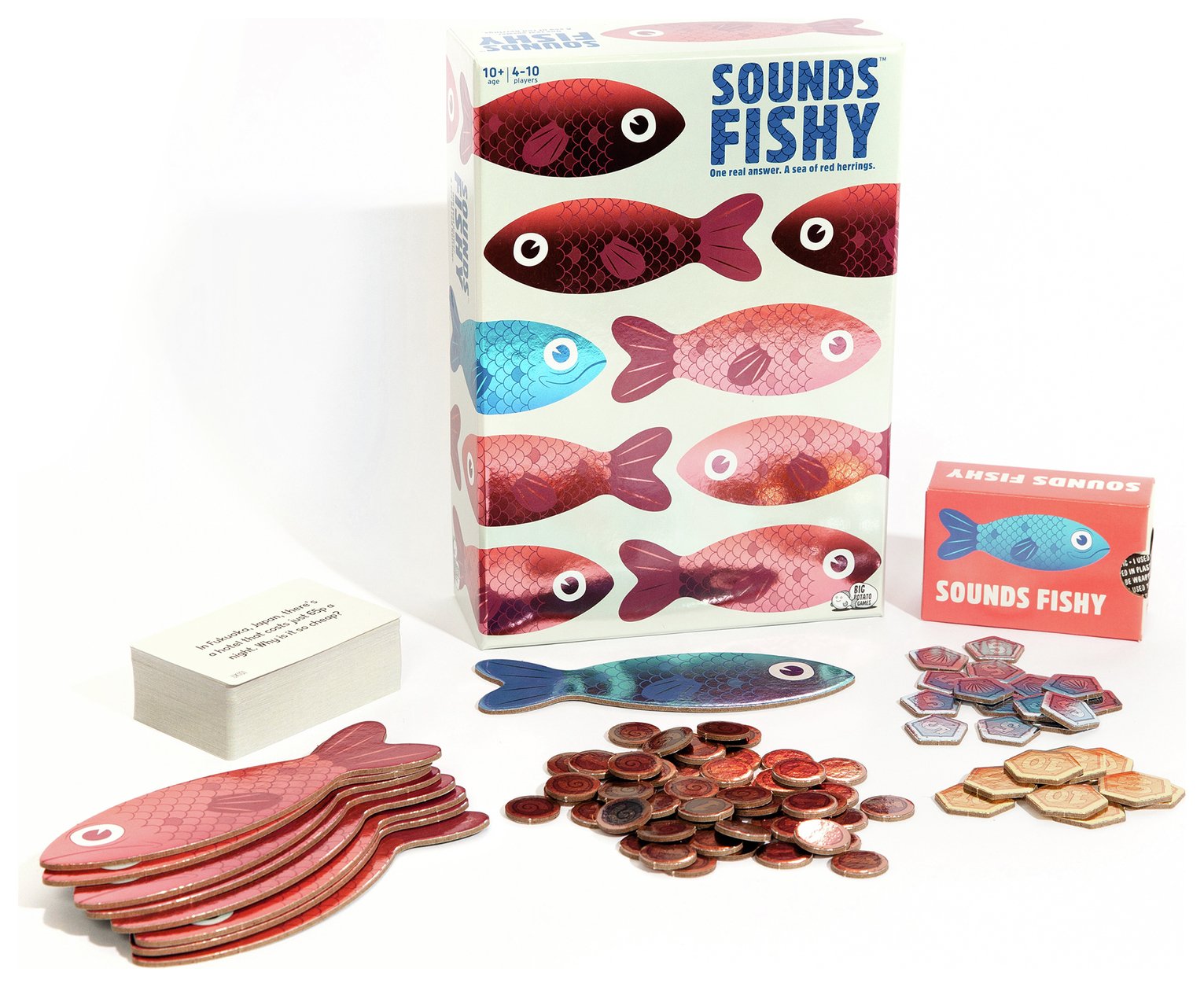 Big Potato Sounds Fishy Board Game Review Toy Reviews