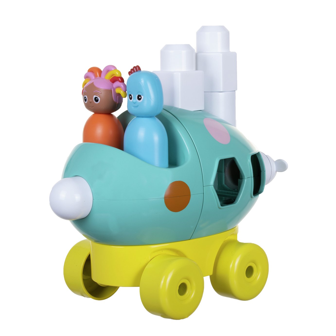 In the Night Garden Pinky Ponk Building Blocks Vehicle Toy (9480250