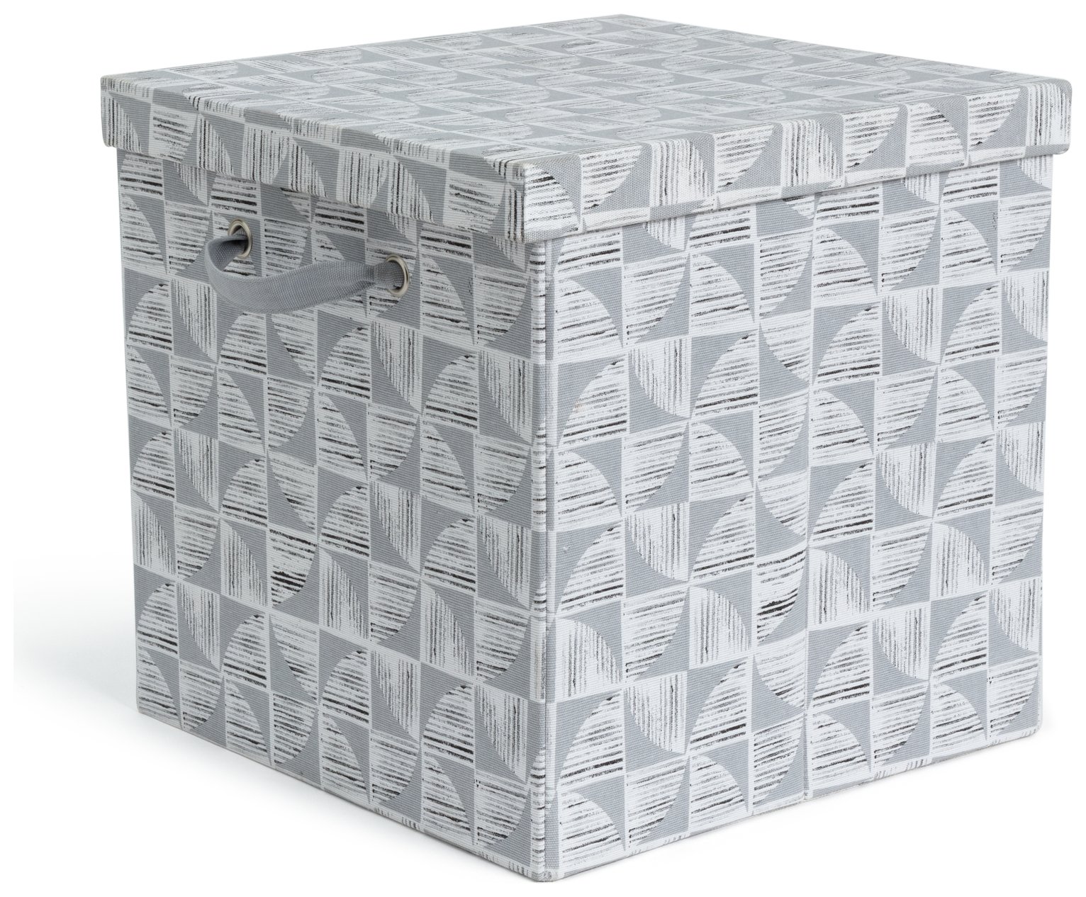 Habitat Pin Wheel Storage Box with Lid Grey (9495654) Argos Price