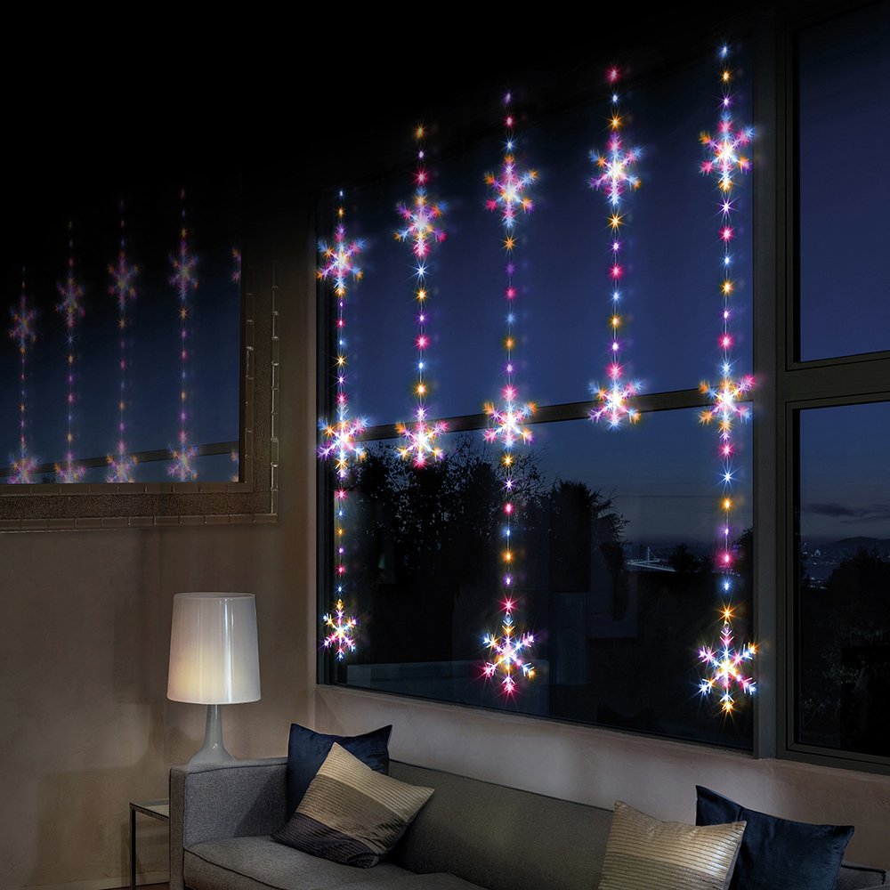 Premier Decorations Rainbow Star Christmas Window Lights (9504246
