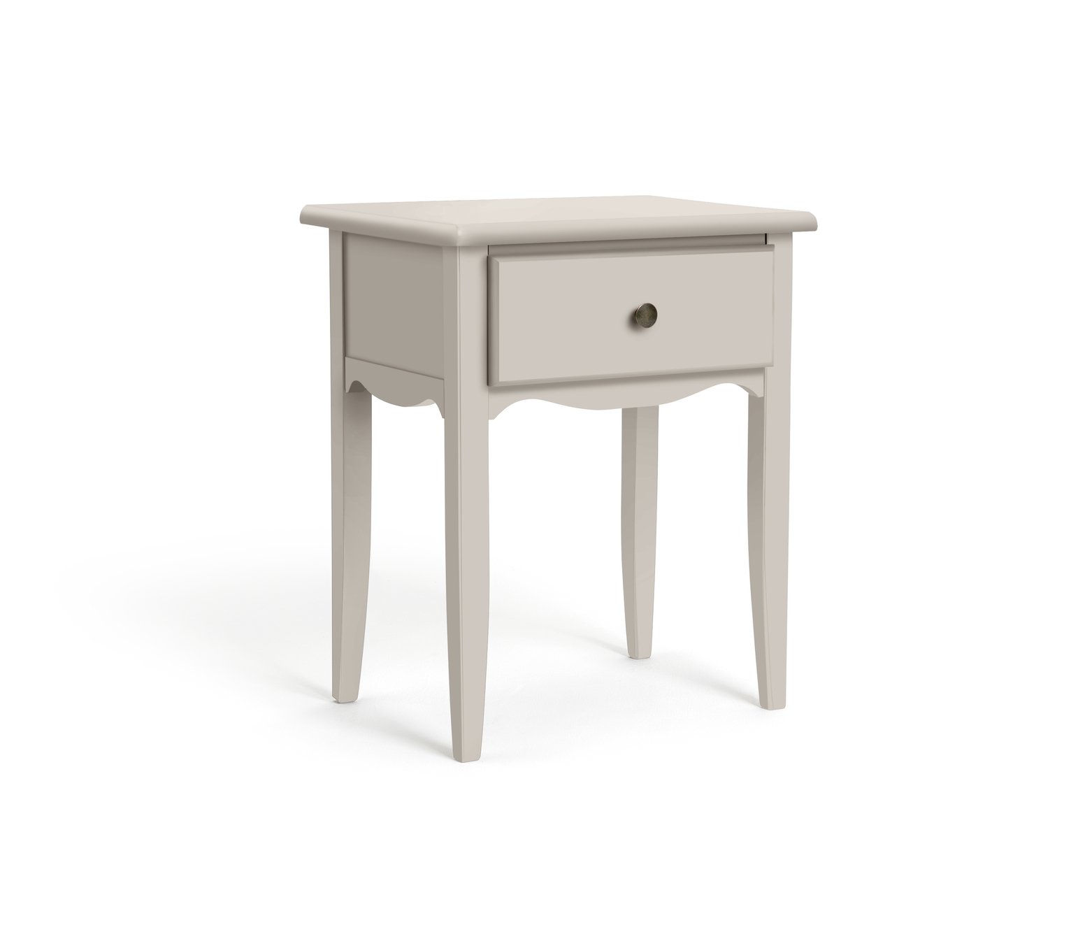 Habitat Margot 1 Drawer Bedside Table Grey (9519688) Argos Price