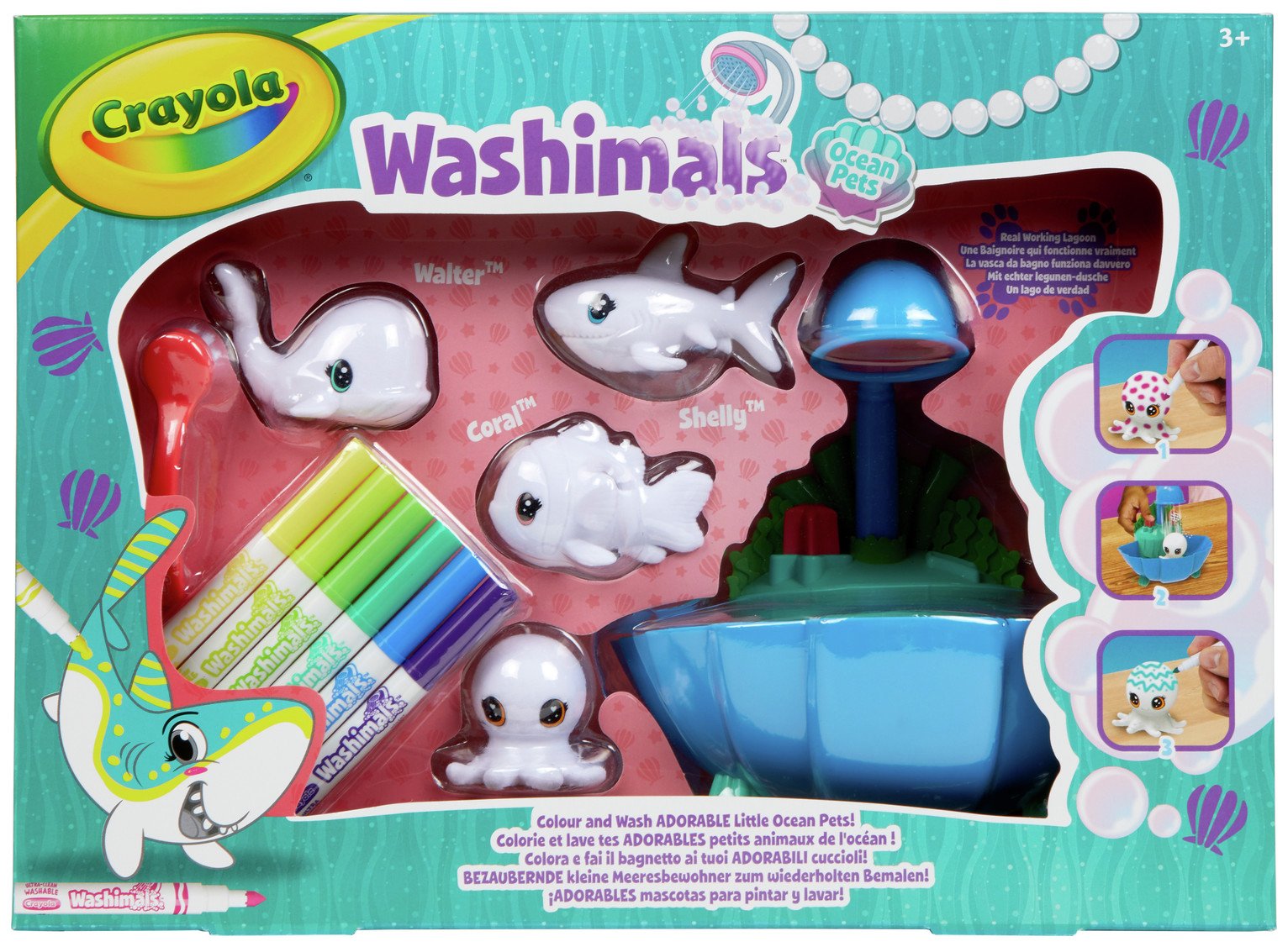 Crayola Washimals Ocean Lagoon Playset Review Toy Reviews