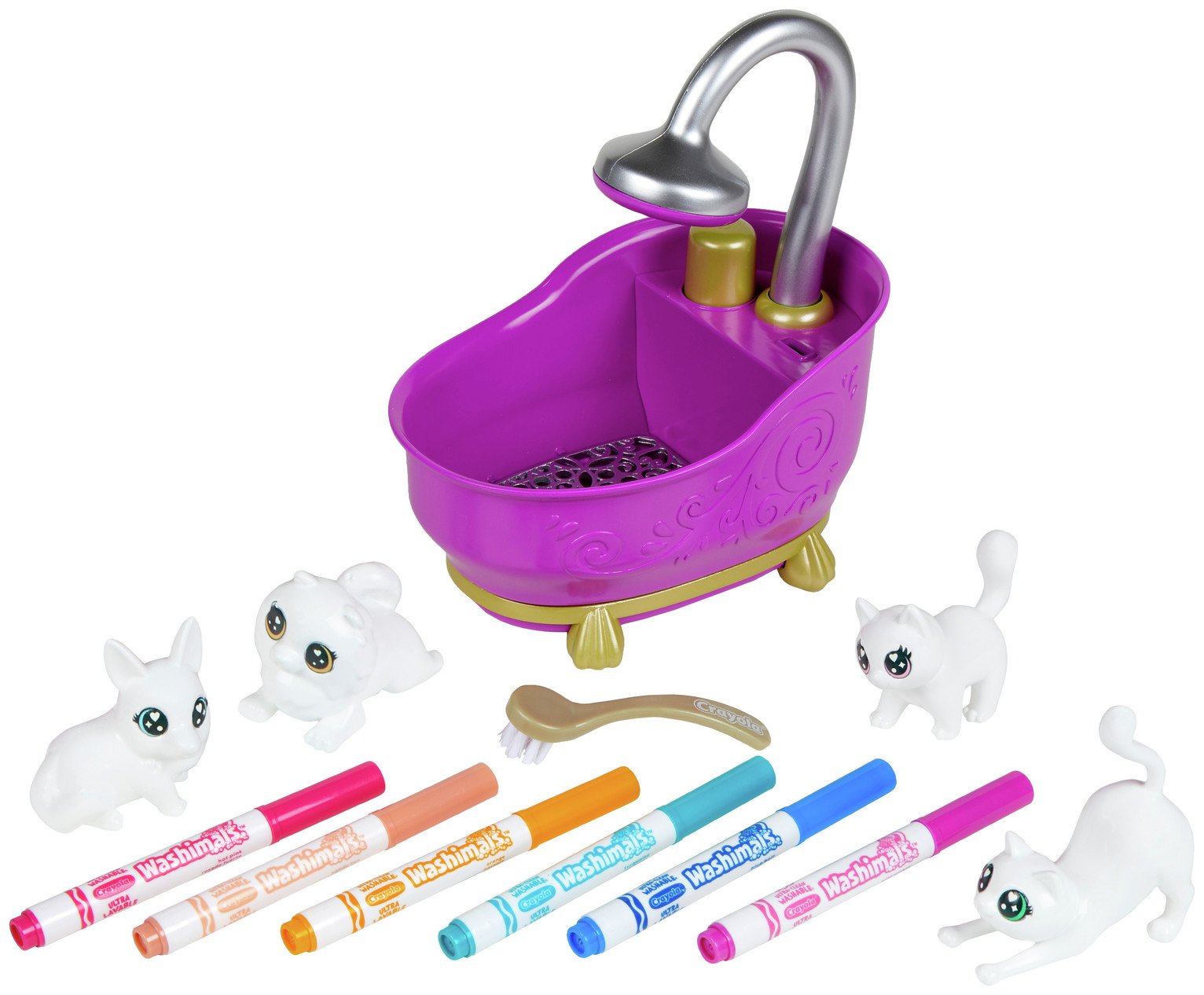 Crayola Washimals Pet Bath Playset (9575086) Argos Price Tracker