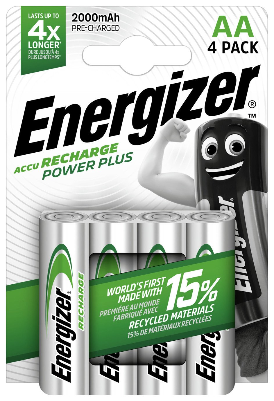 Energizer 2000 mAh Rechargeable AA Batteries Reviews