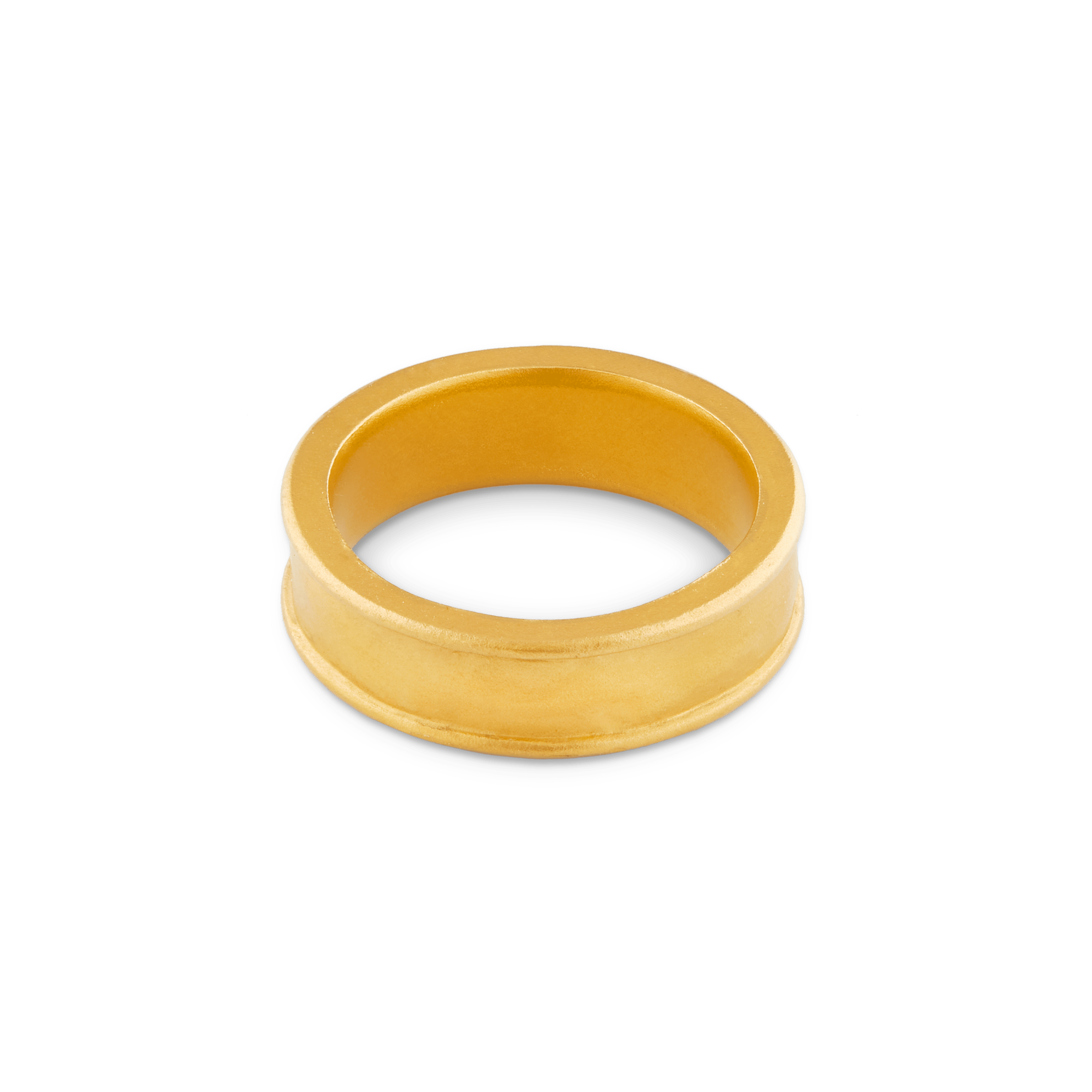 Shop Liquid Metal Tube Ring Pure 24K Gold 7879
