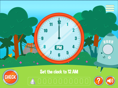 Time Travel Game - Learn to Tell Time