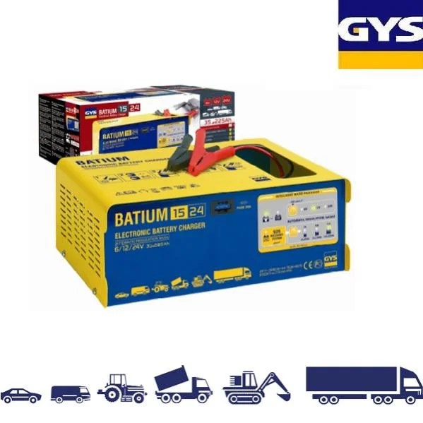 Gys Chargeur Batterie Automatique 35 À 225ah Batium 15