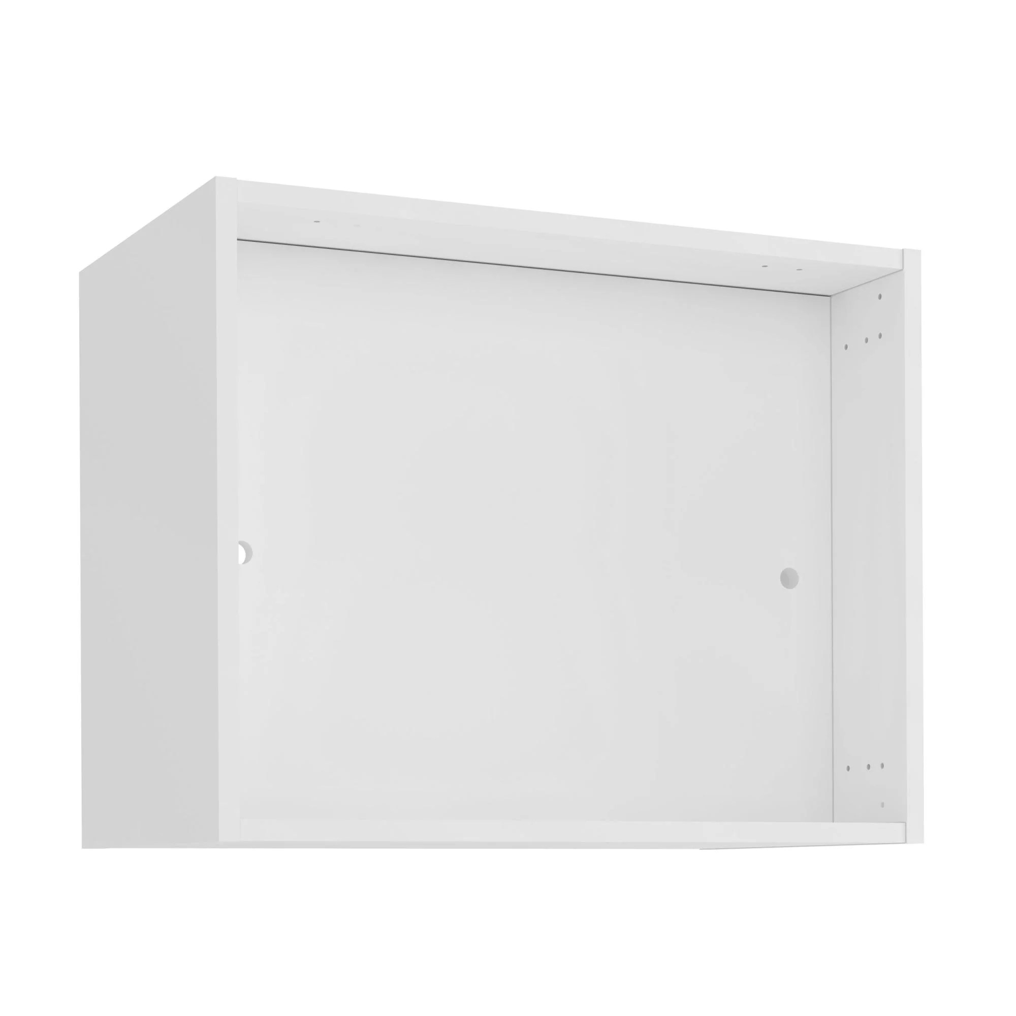 Caisson de cuisine armoire suspendue DELINIA ID, blanc H.48 x l.60 x P
