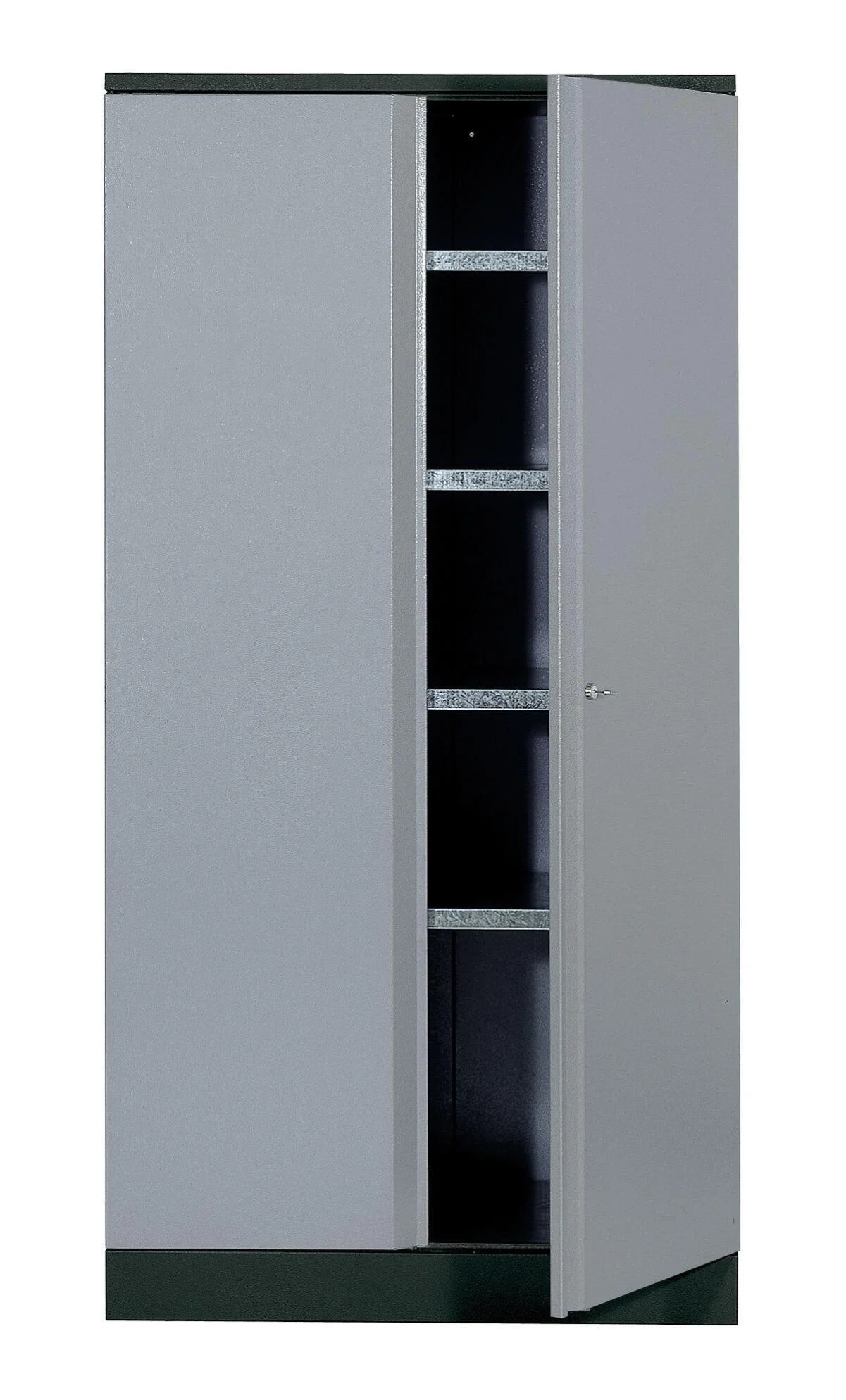 Armoire haute acier 4 étagères KUPPER, l.91 x H.180 x P.45 cm Leroy