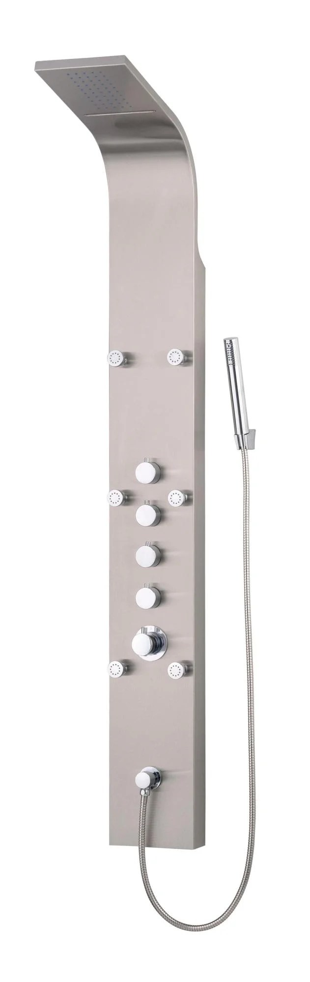 Colonne de douche hydromassante avec gris, Orys Leroy