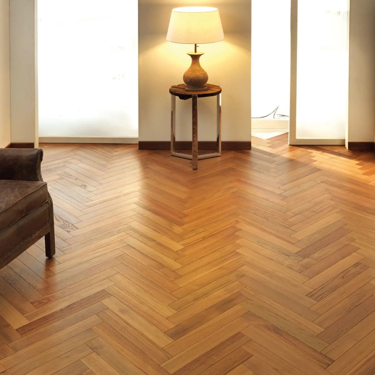 Parquet in teak naturale Elegance opaco sp. 10 mm NaturaFloor Double