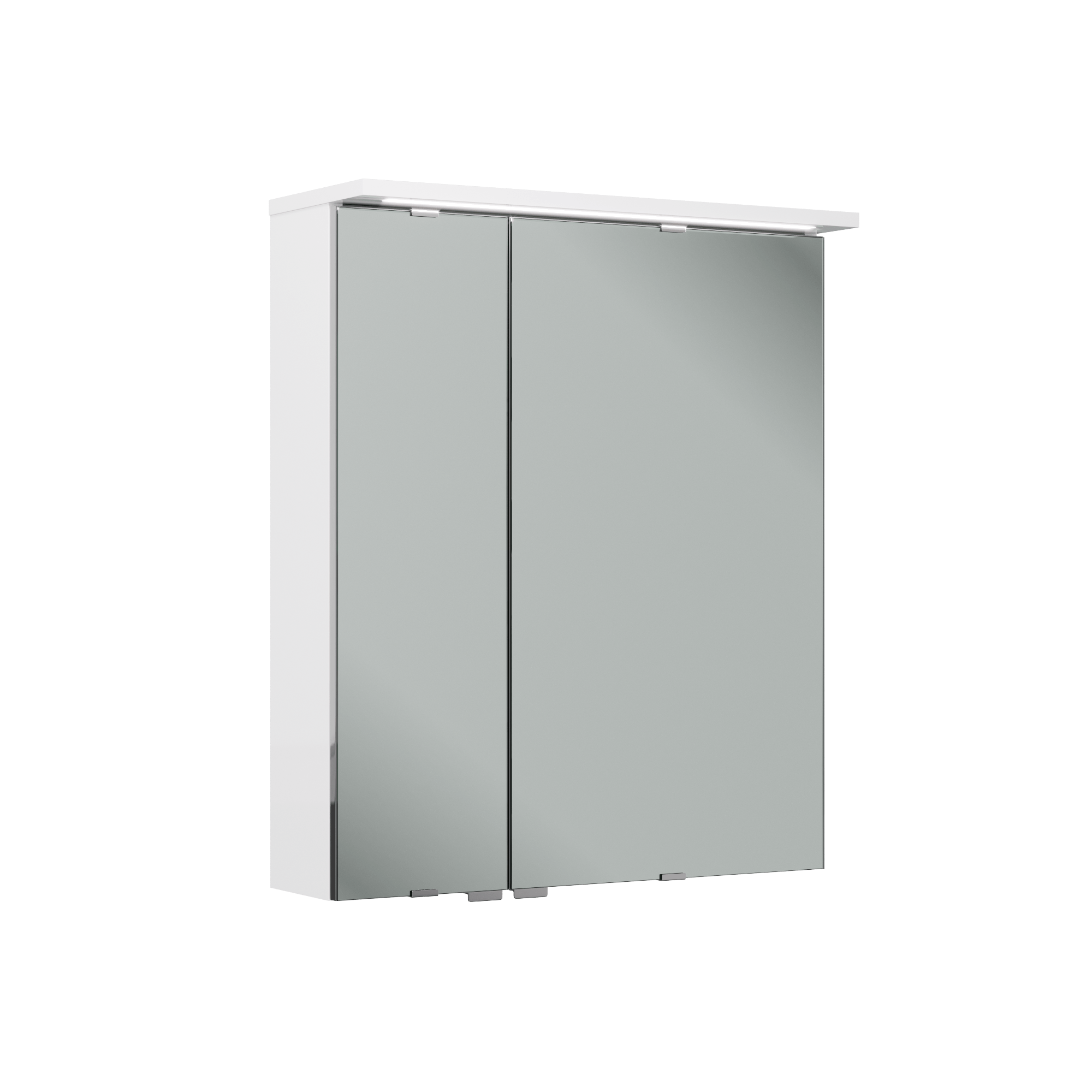 Armoire led 2p de toilette lumineuse l. 60 cm l. 60 cm H. 70 cm P. 15