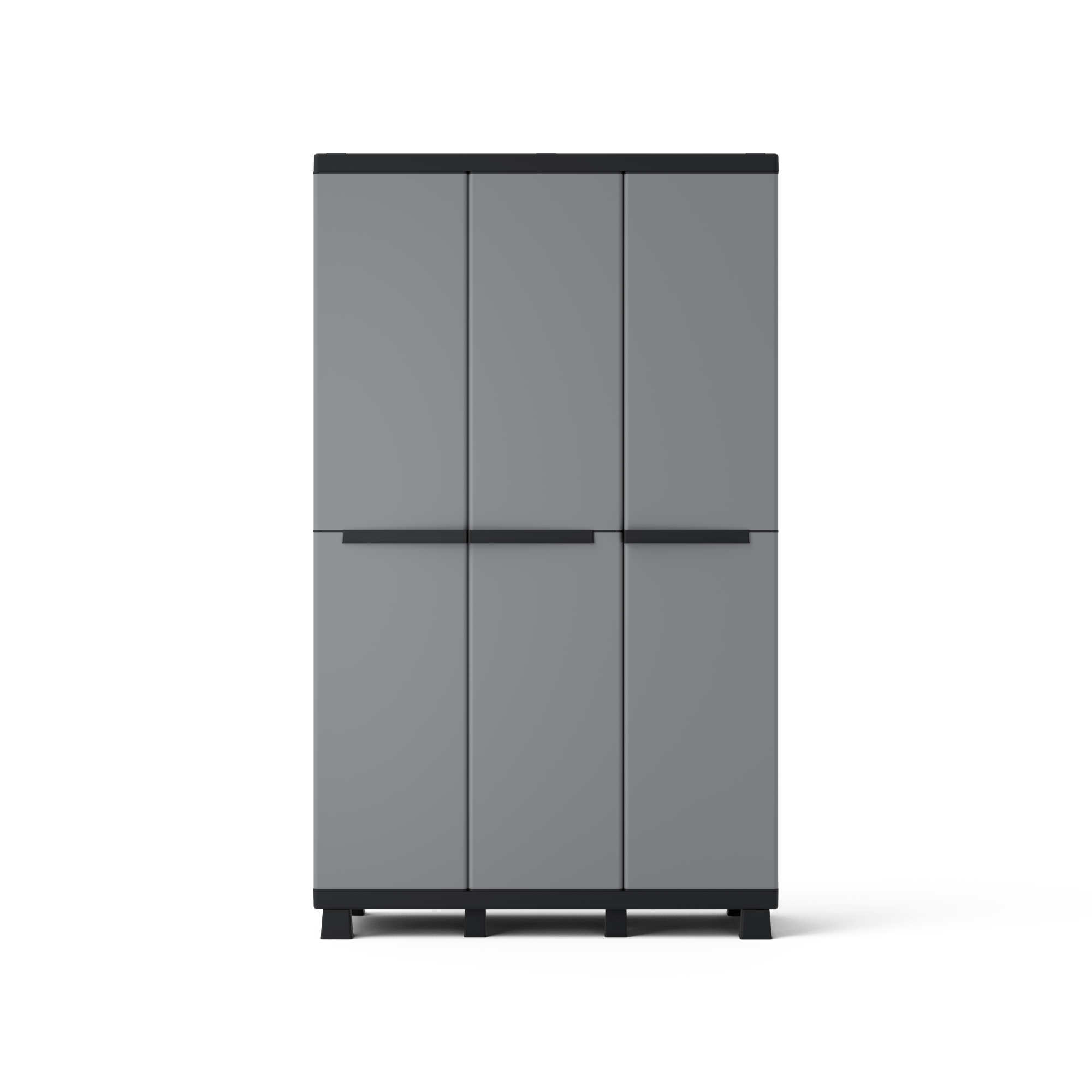 Armoire haute résine 3 étagères SPACEO, l.102 x H.170 x P.39 cm Leroy