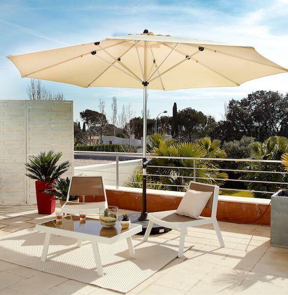 Soluciones DIY para arreglar la tela de una sombrilla Leroy Merlin