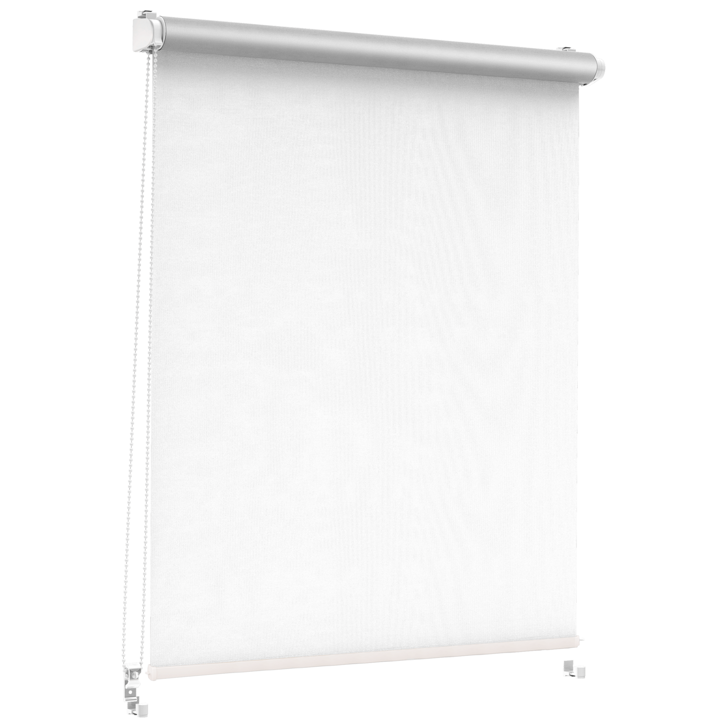 Roleta zaciemniająca Silver Click 36 x 150 cm biała termoizolacyjna Leroy Merlin