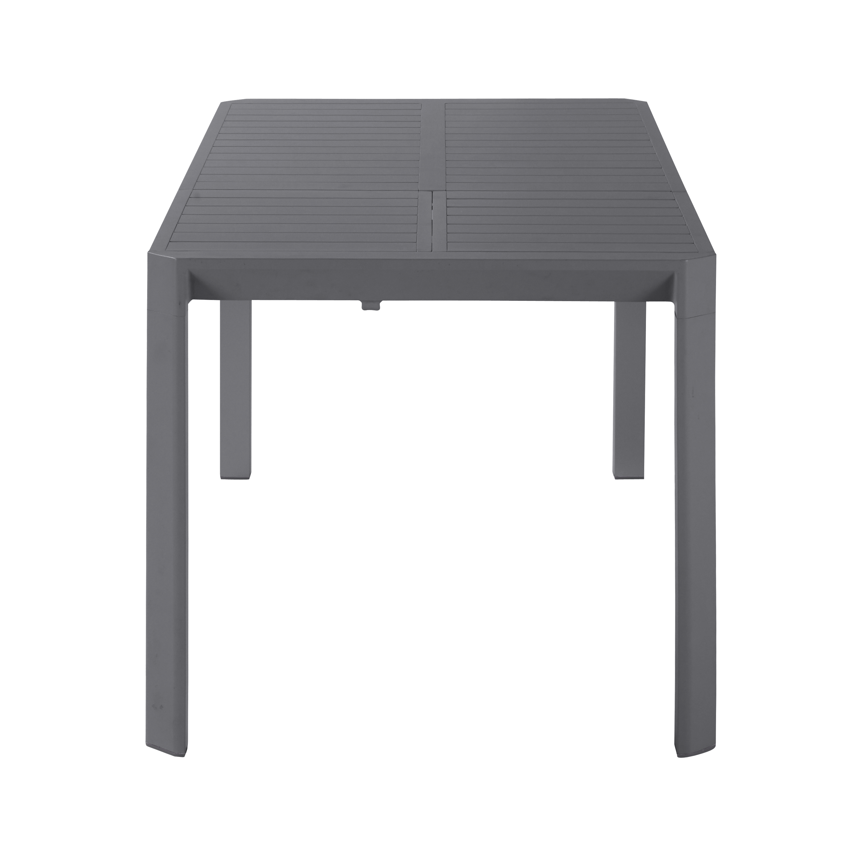 Table de jardin NATERIAL Idaho rectangulaire gris / argent 6 personnes