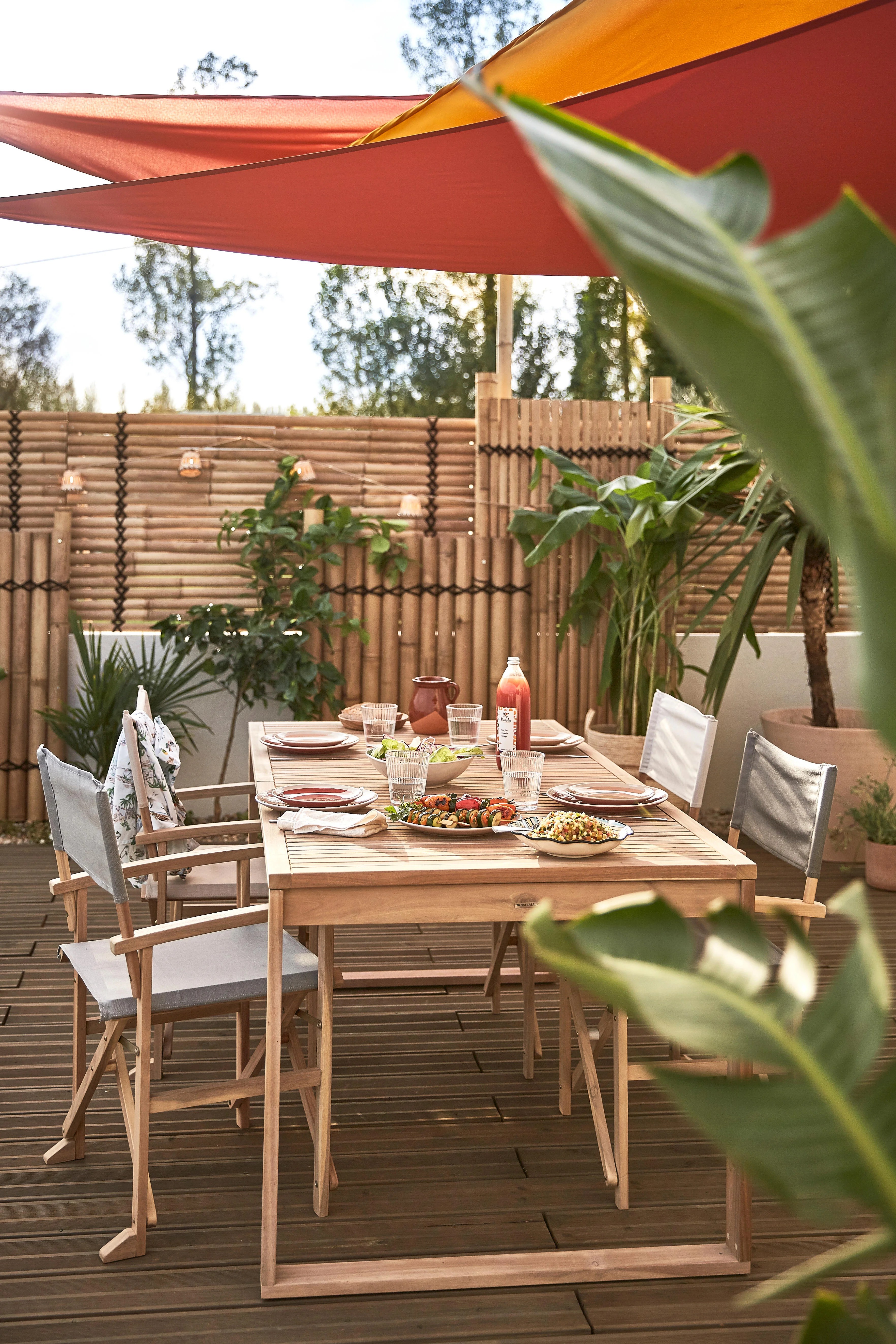 Esprit lodge pour prendre les repas en terrasse Leroy Merlin