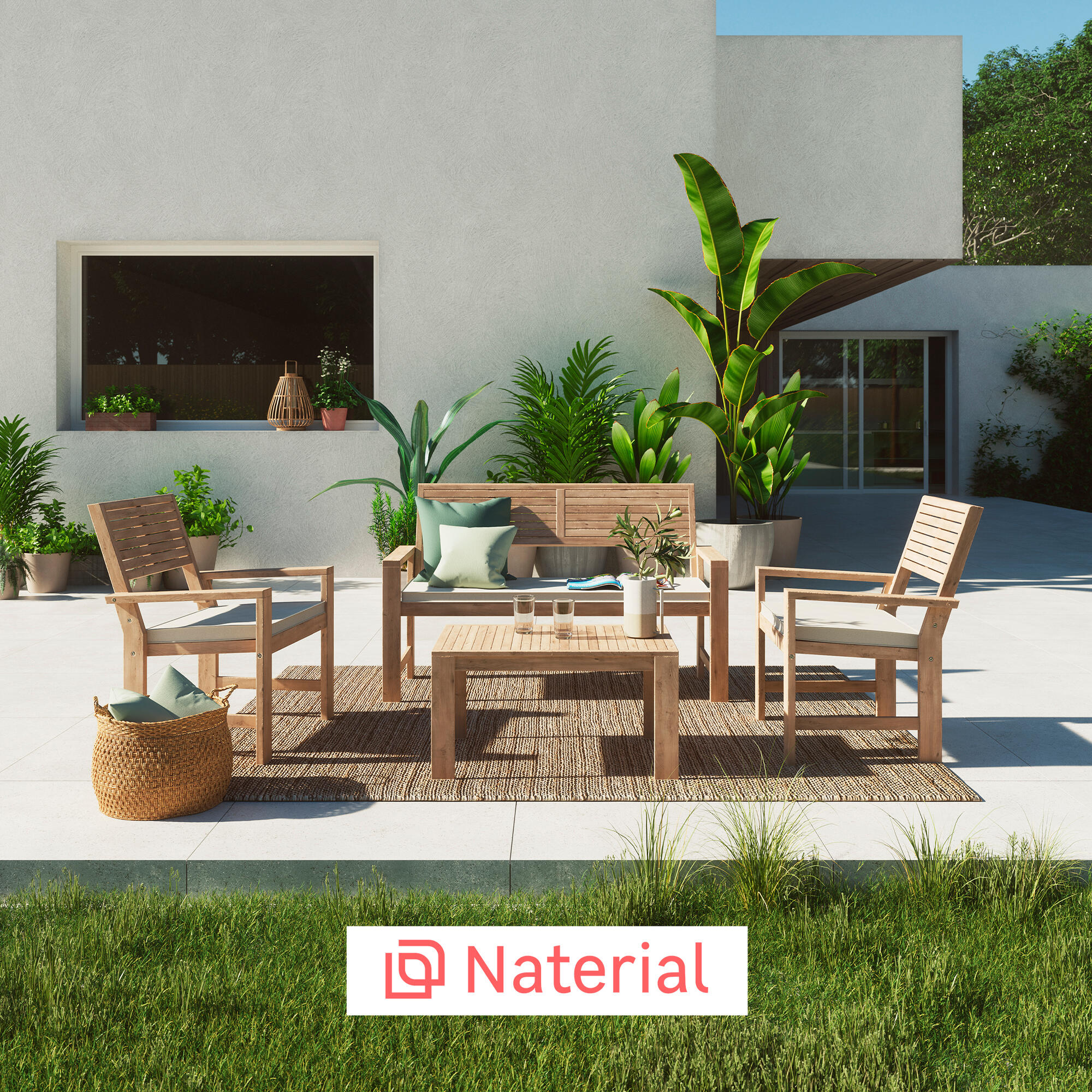 Muebles jardín Naterial Leroy Merlin