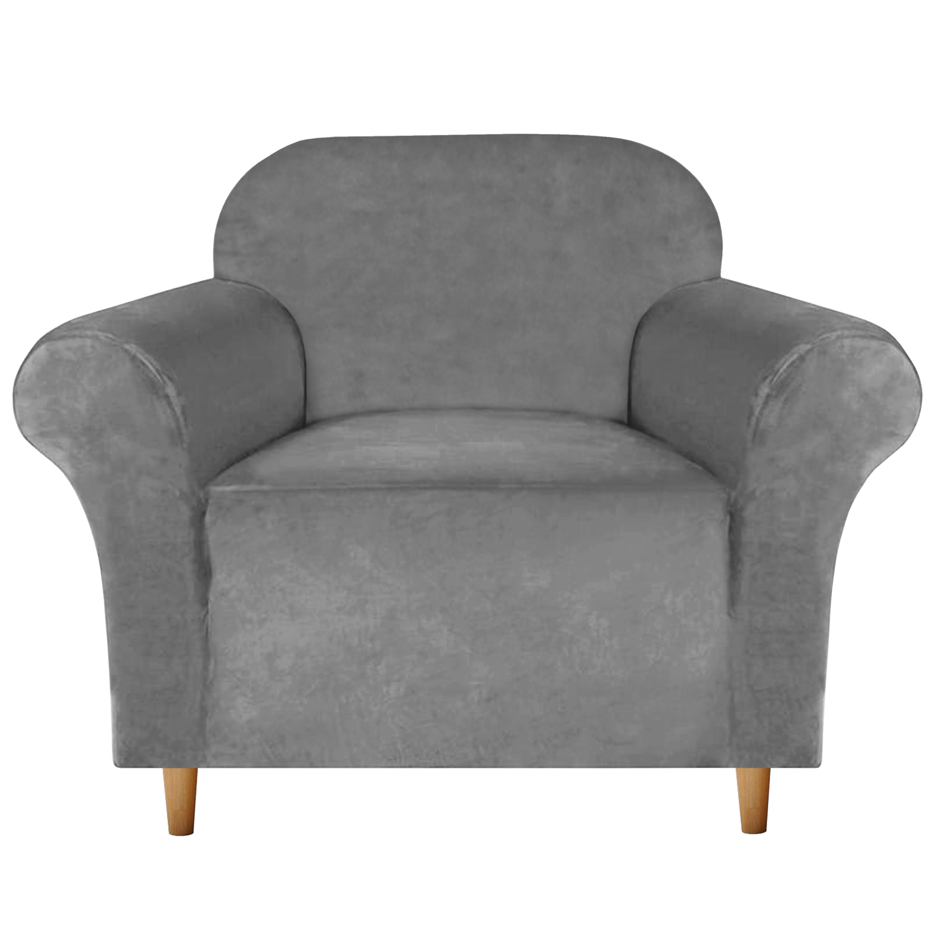 Pokrowiec na fotel Smart Protect Velvet szary Leroy Merlin